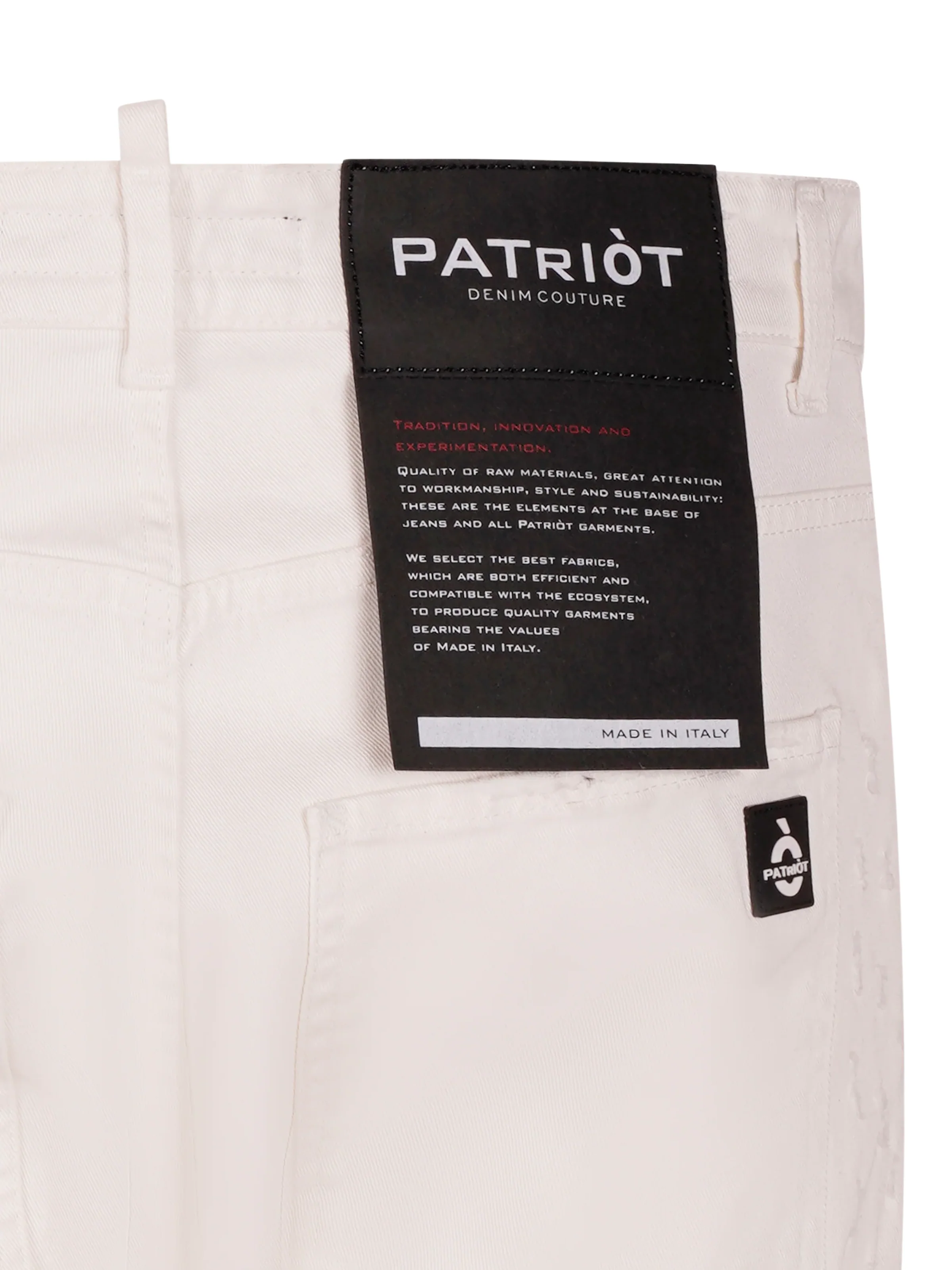 Jeans "Carrot" Patriot bianco - Image 3