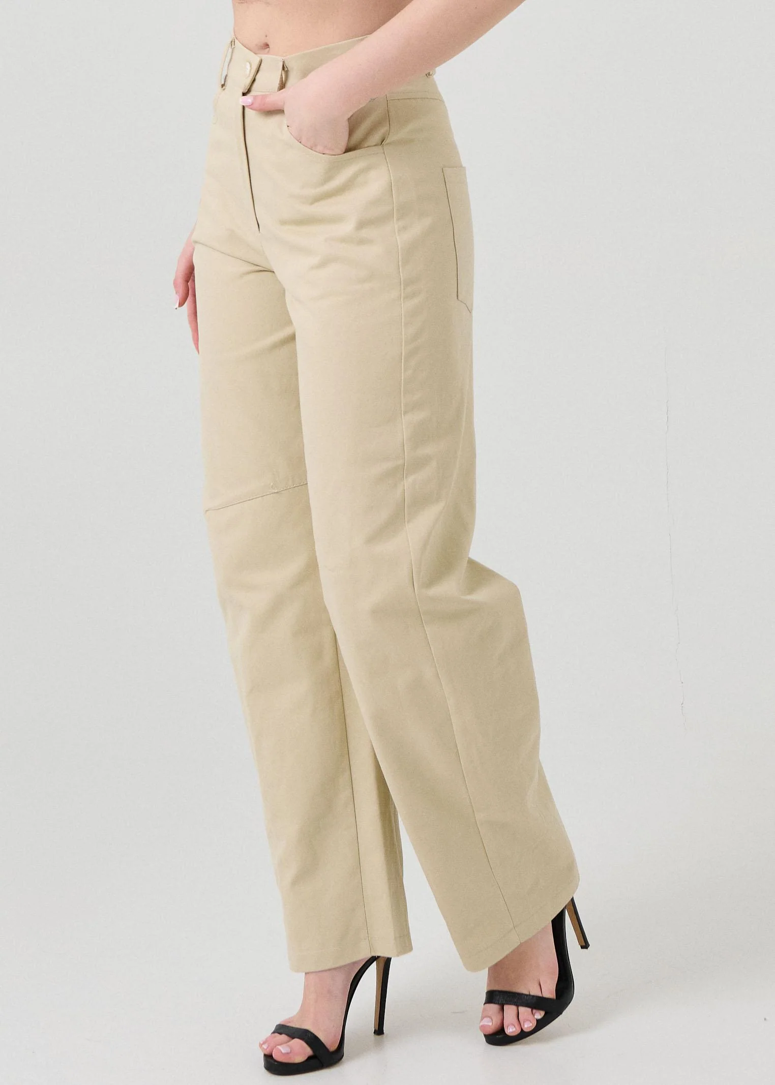 Jeans cinque tasche Armoire beige - Image 2