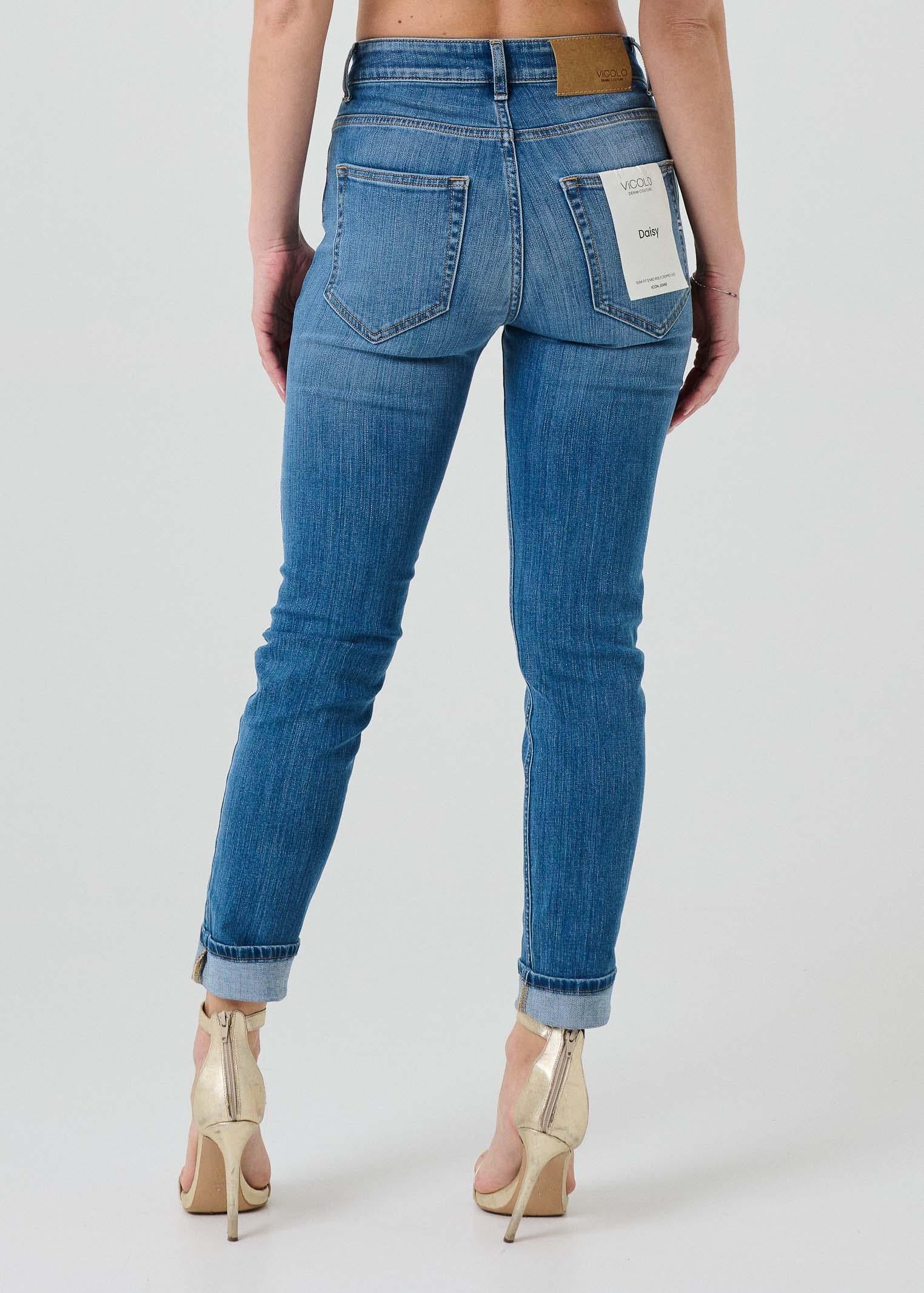 Jeans "Daisy" Vicolo blu - Image 3