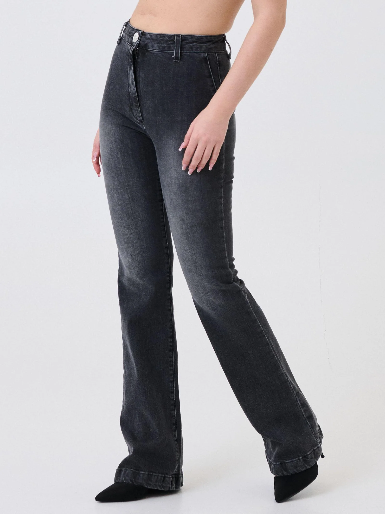 Jeans flare Silence Limited nero - Image 2