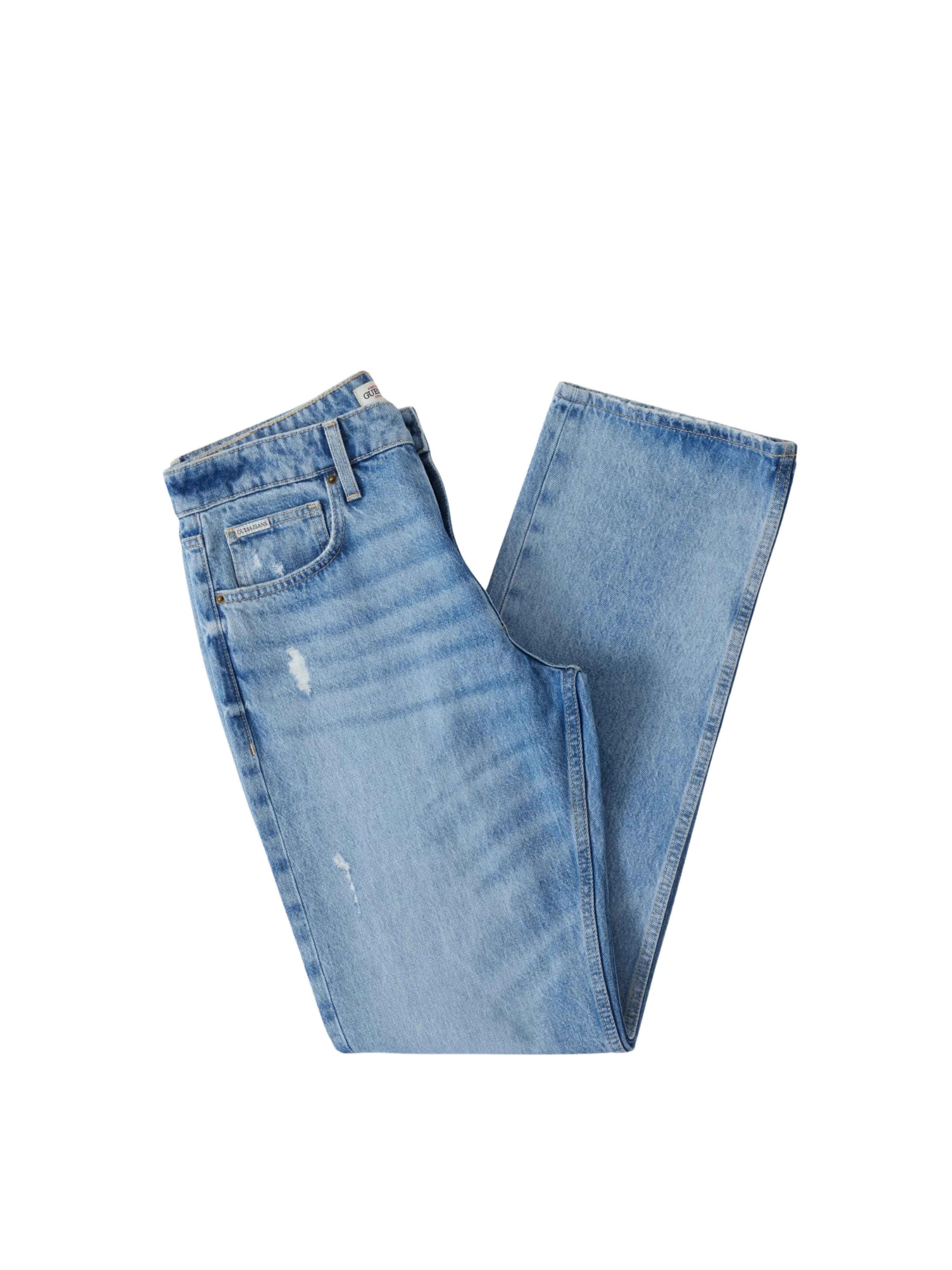 Jeans Guess azzurro con dettagli stracciati - Image 2