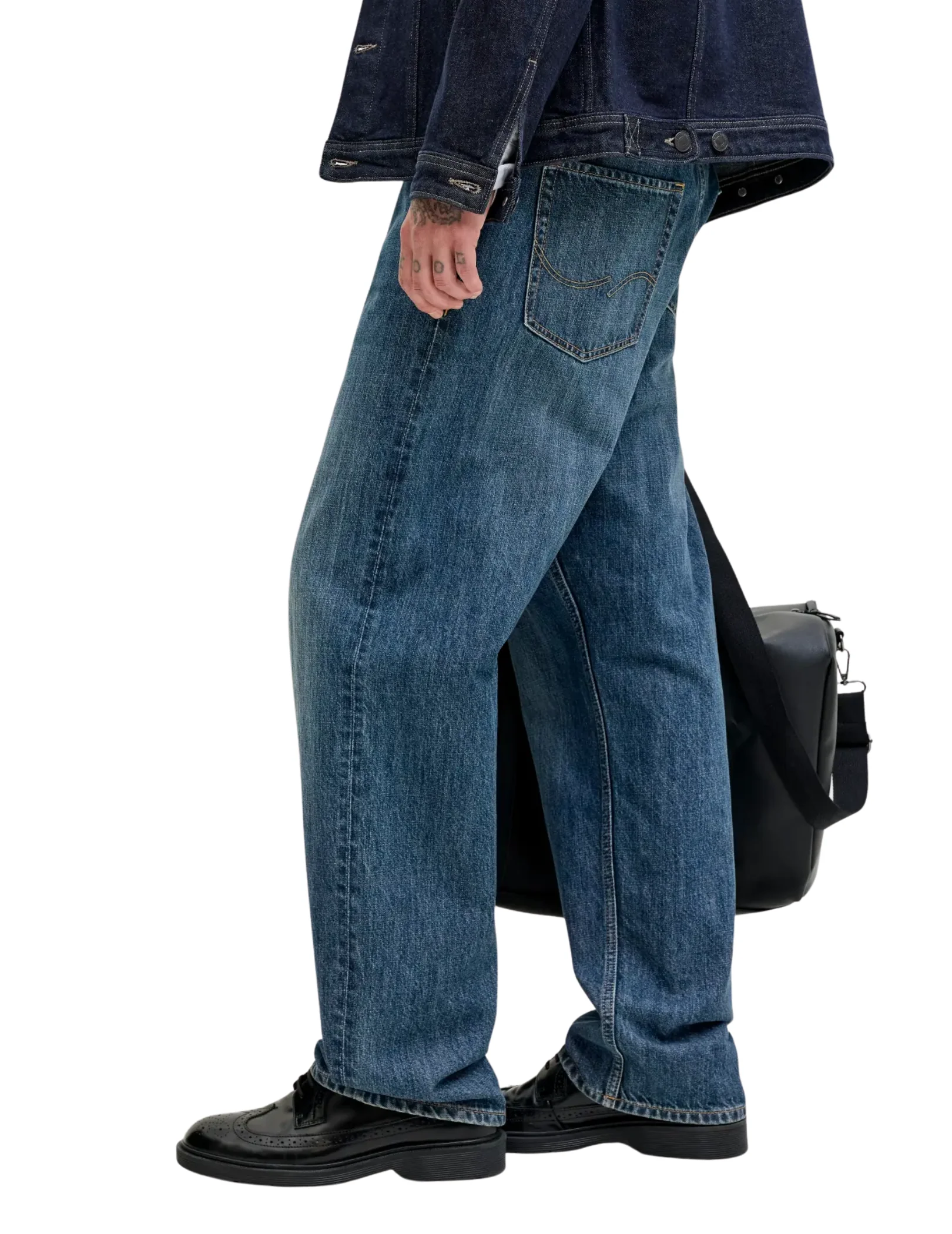 Jeans Jack e Jones blu a vita alta - Image 4