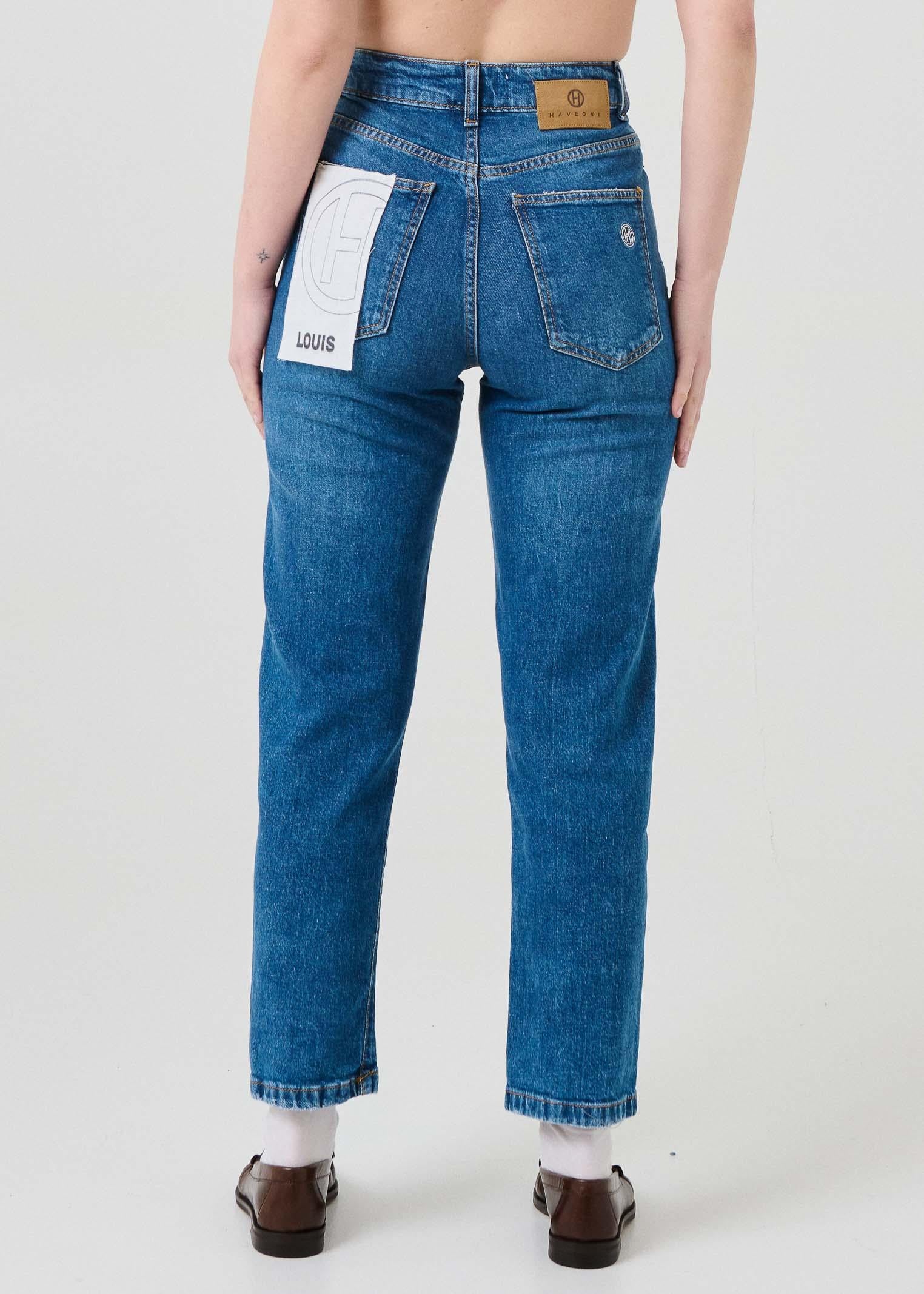 Jeans "Louis" Haveone blu - Image 3