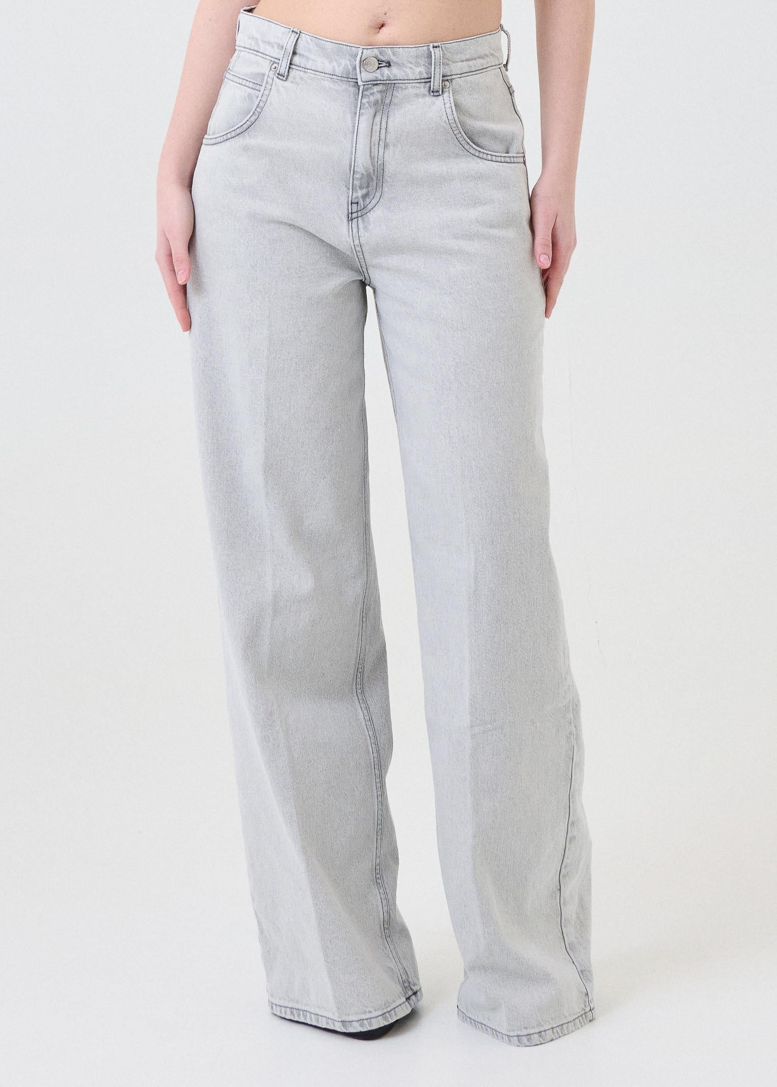 Jeans "Mia baggy" Vicolo grigio