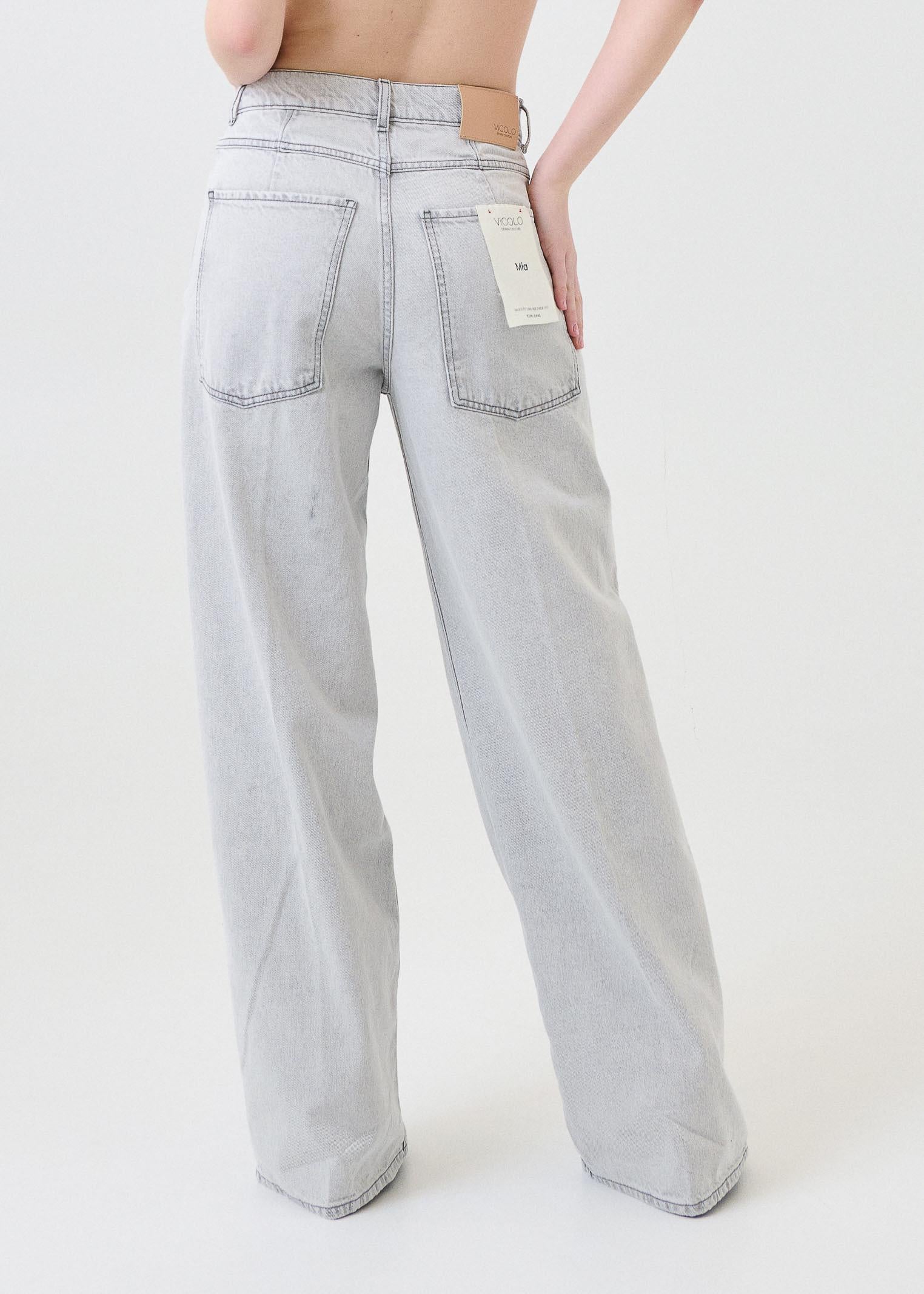 Jeans "Mia baggy" Vicolo grigio - Image 3