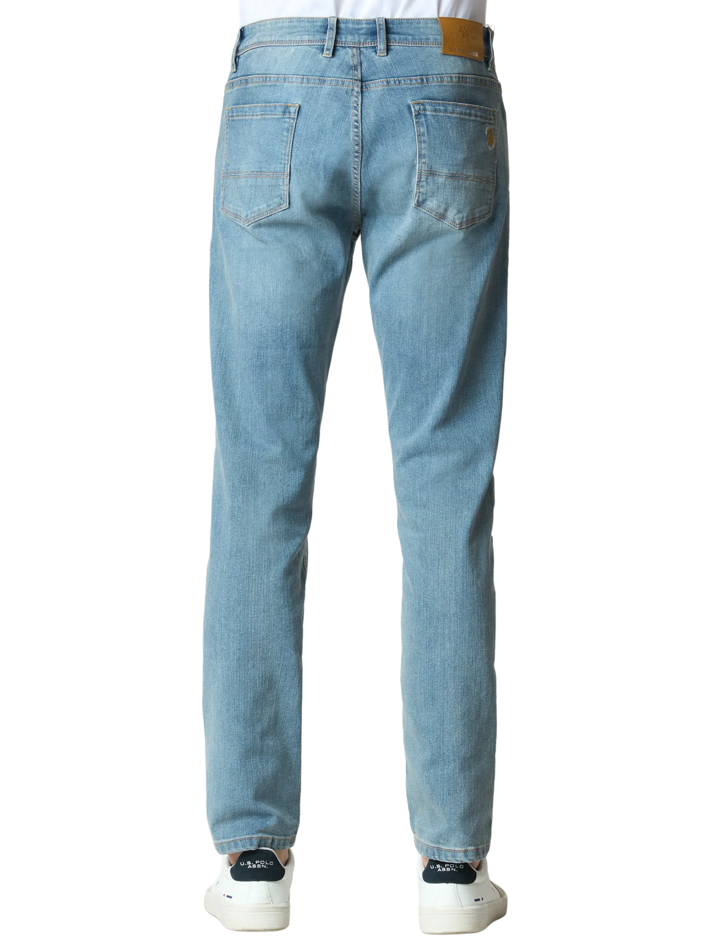 Jeans "Roma" U.S. Polo azzurro - Image 4