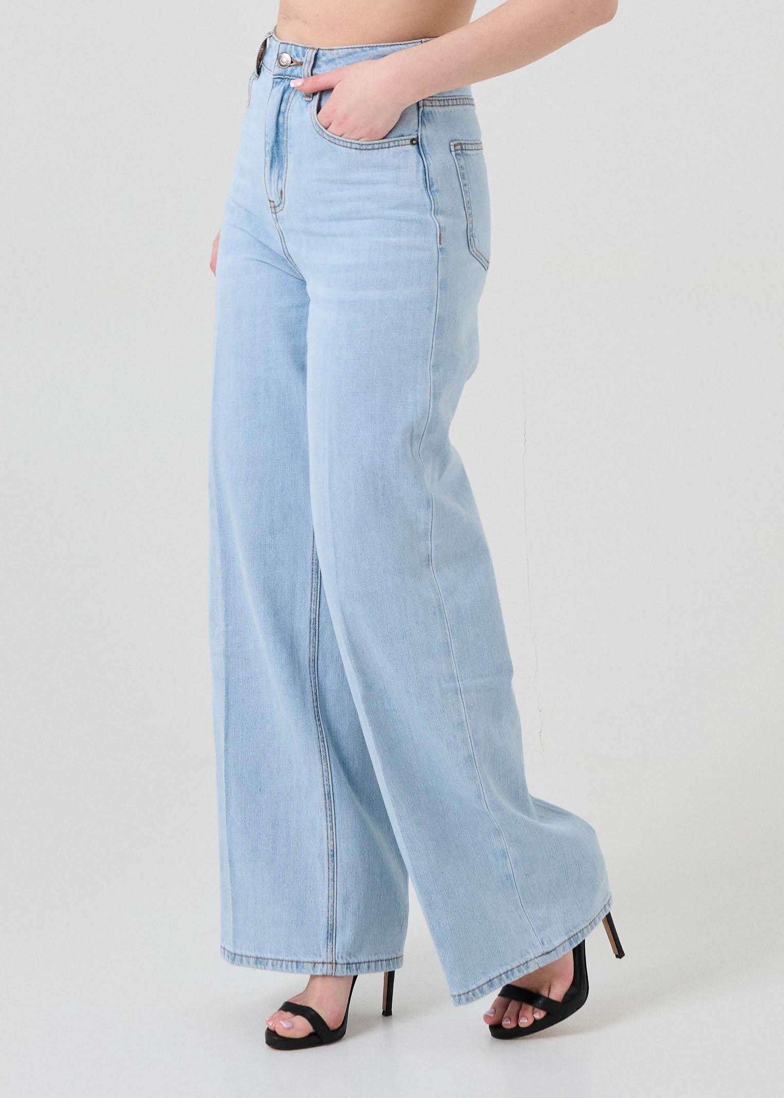 Jeans wide leg "Carmen" Vicolo blu - Image 2