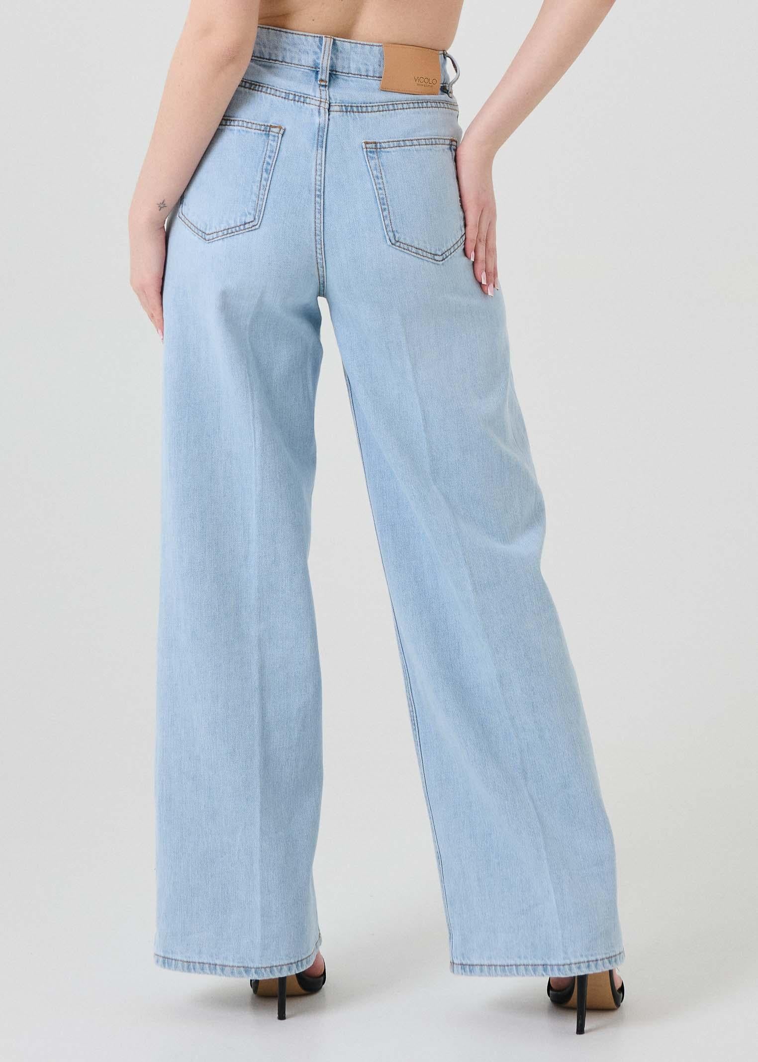 Jeans wide leg "Carmen" Vicolo blu - Image 3