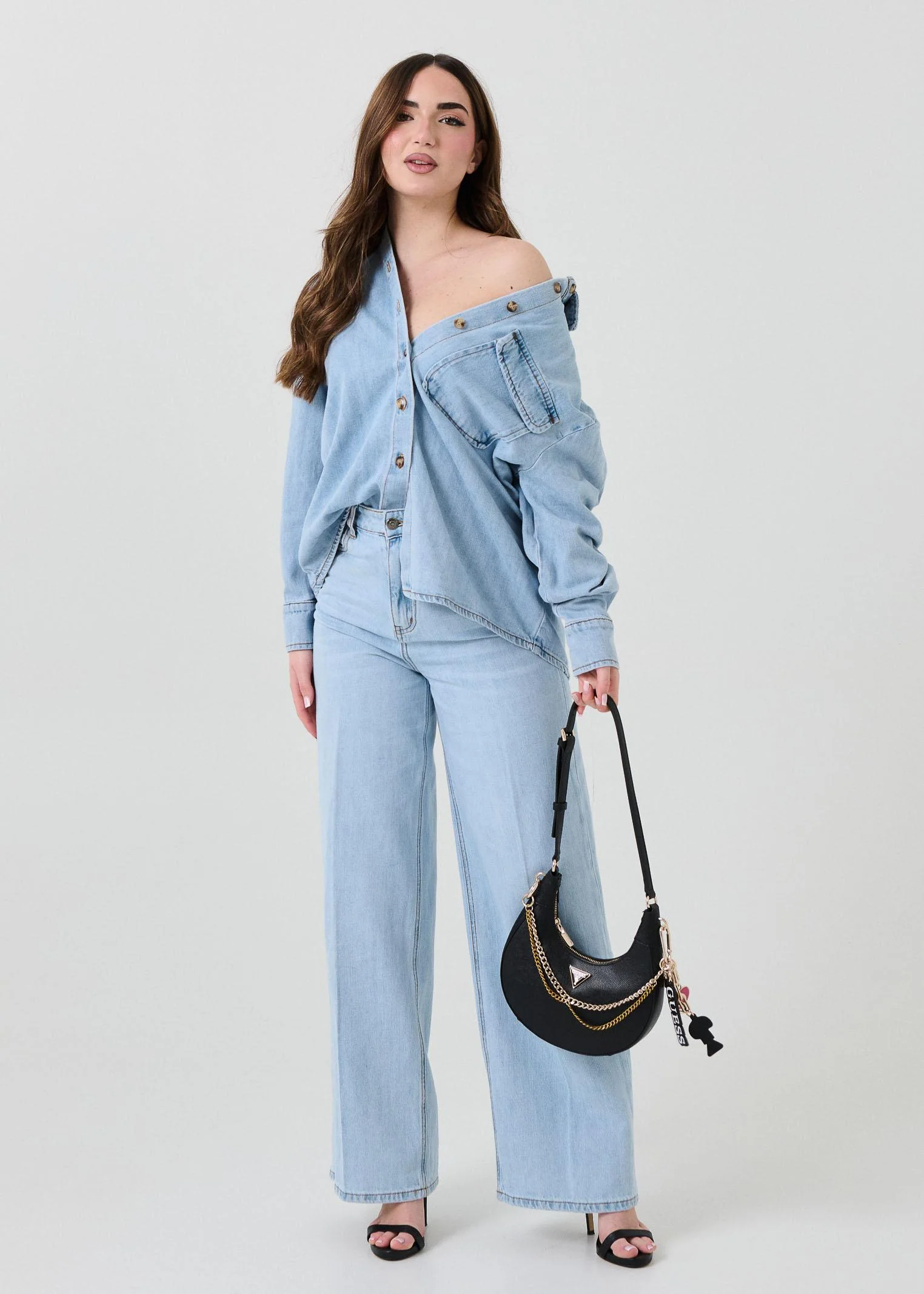Jeans wide leg "Carmen" Vicolo blu - Image 4