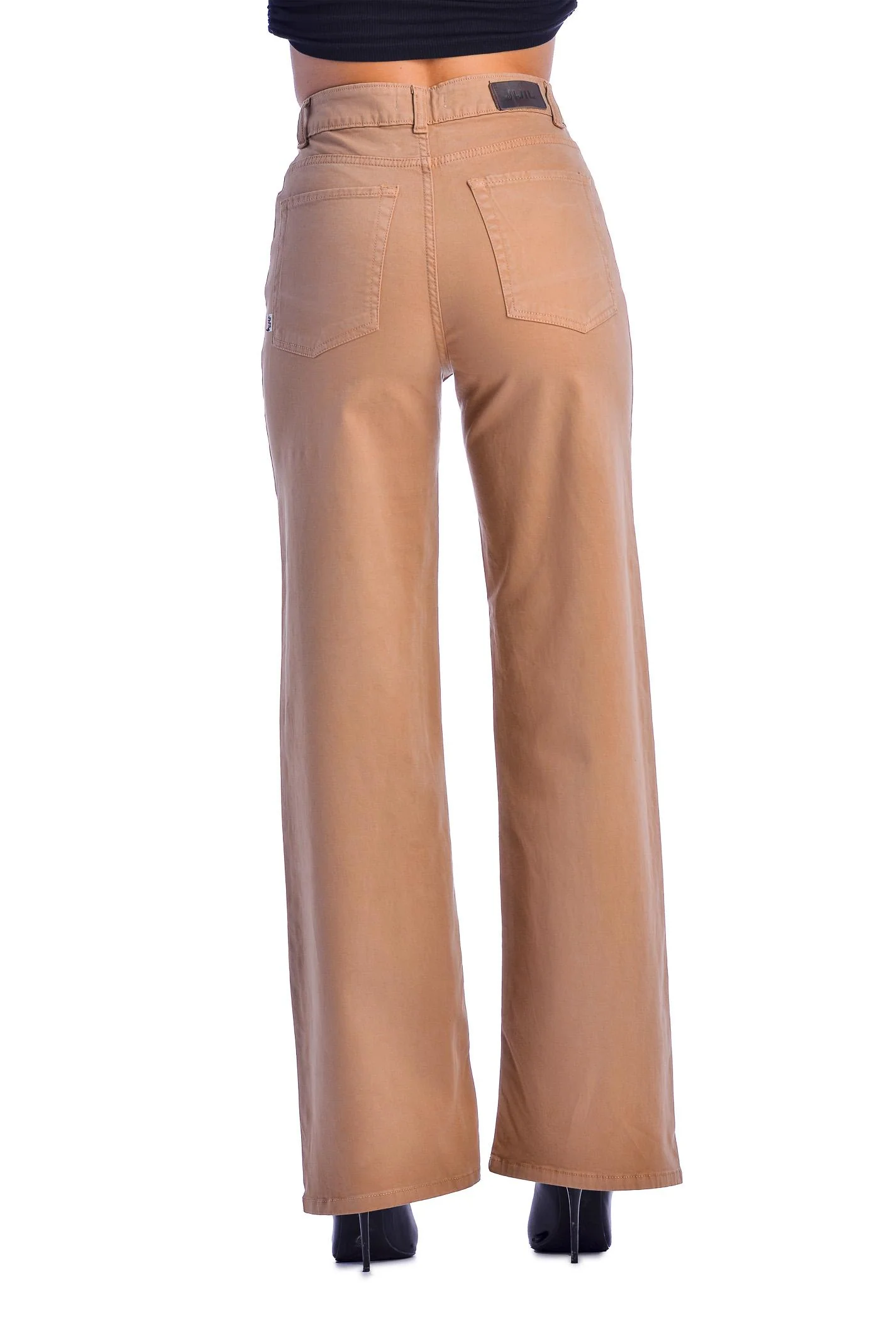 Pantalone cammello a palazzo - Image 3