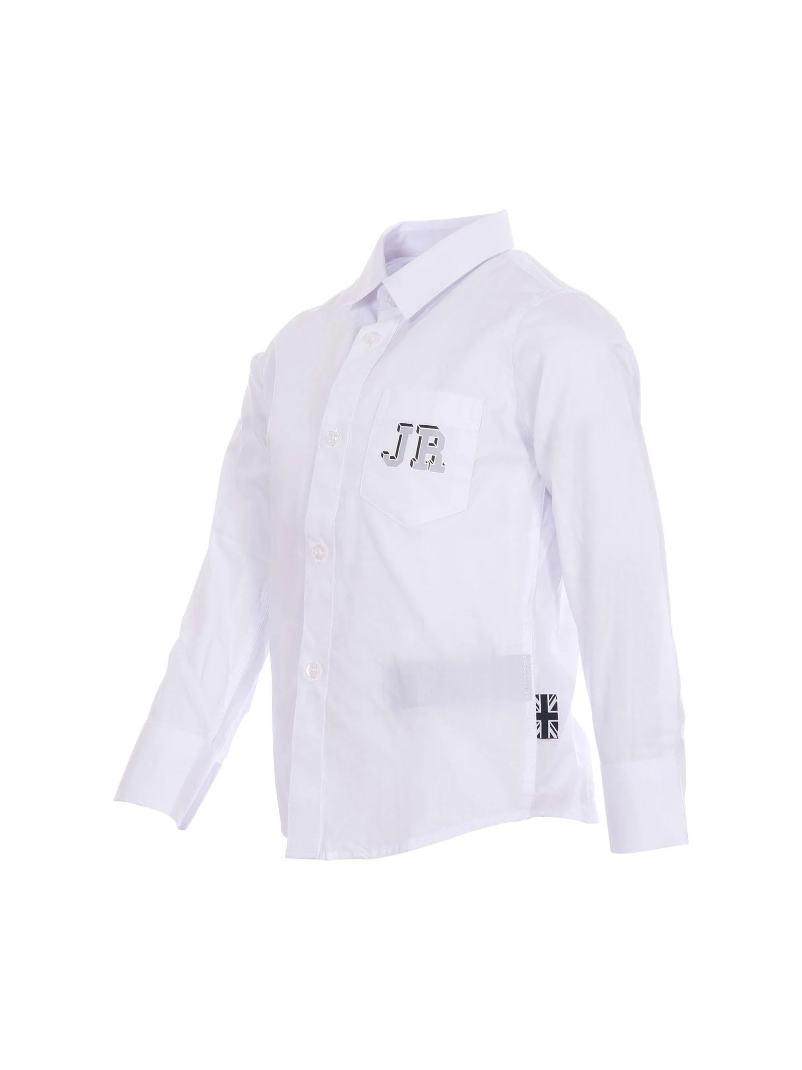 Camicia John Richmond bianca con logo su taschino - Image 2