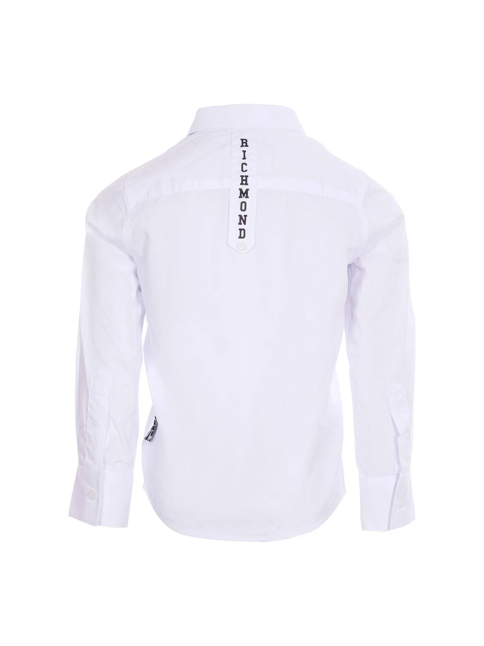 Camicia John Richmond bianca con logo su taschino - Image 3