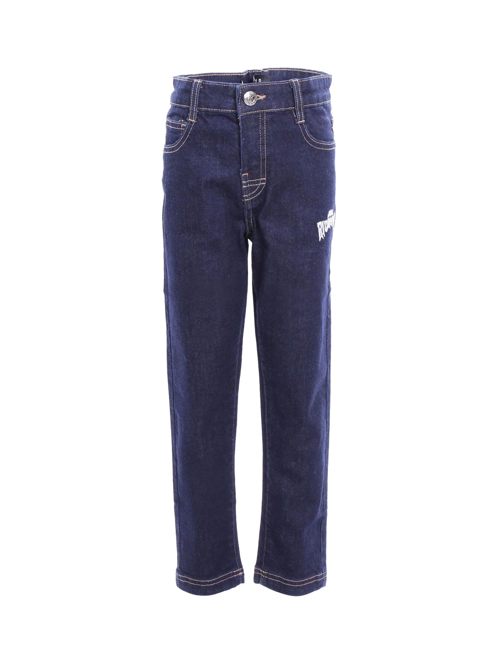 Jeans John Richmond in denim blu dark