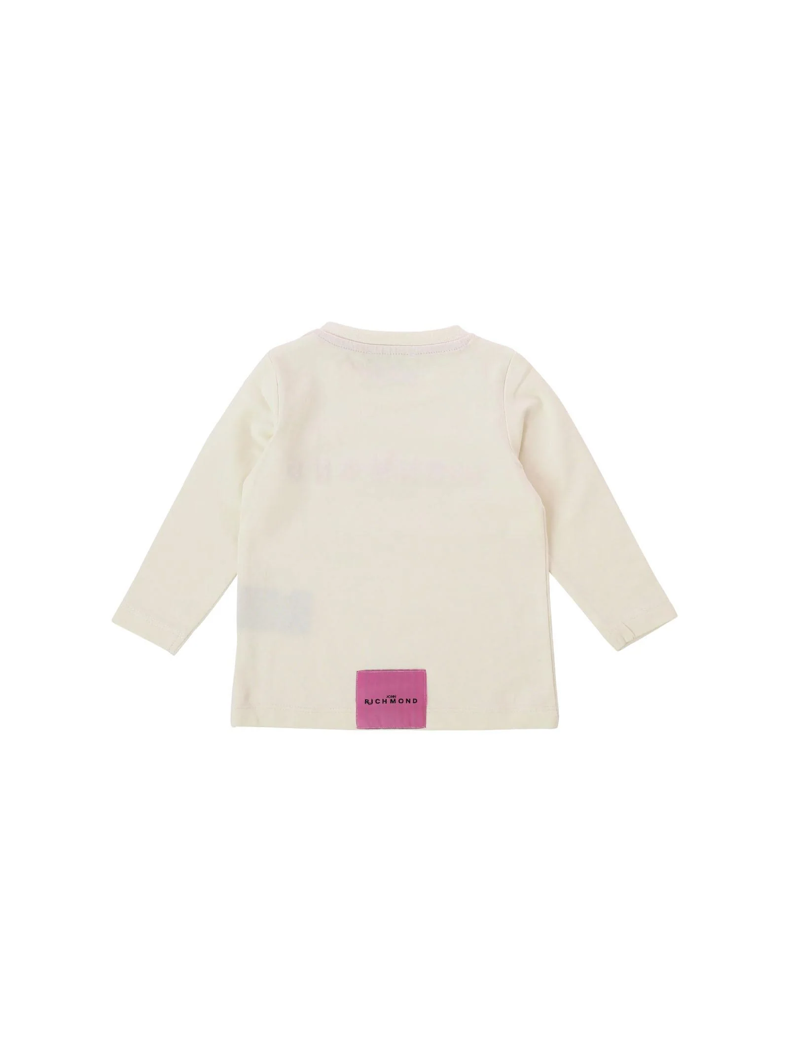 T-shirt bianca con patch logo - Image 2