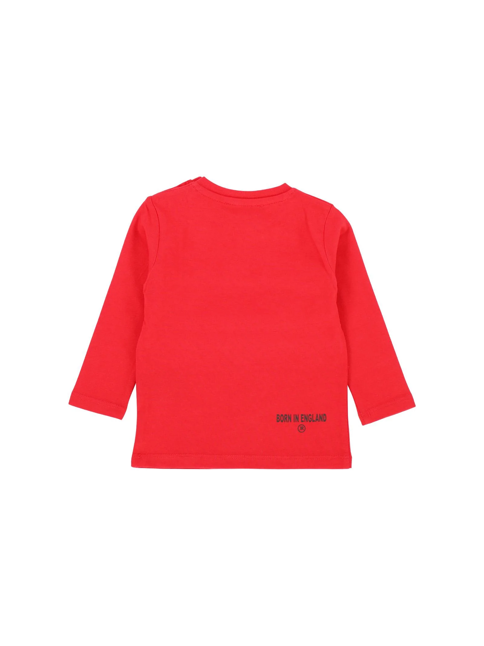 T-Shirt John Richmond rossa maniche lunghe rock/roll - Image 2
