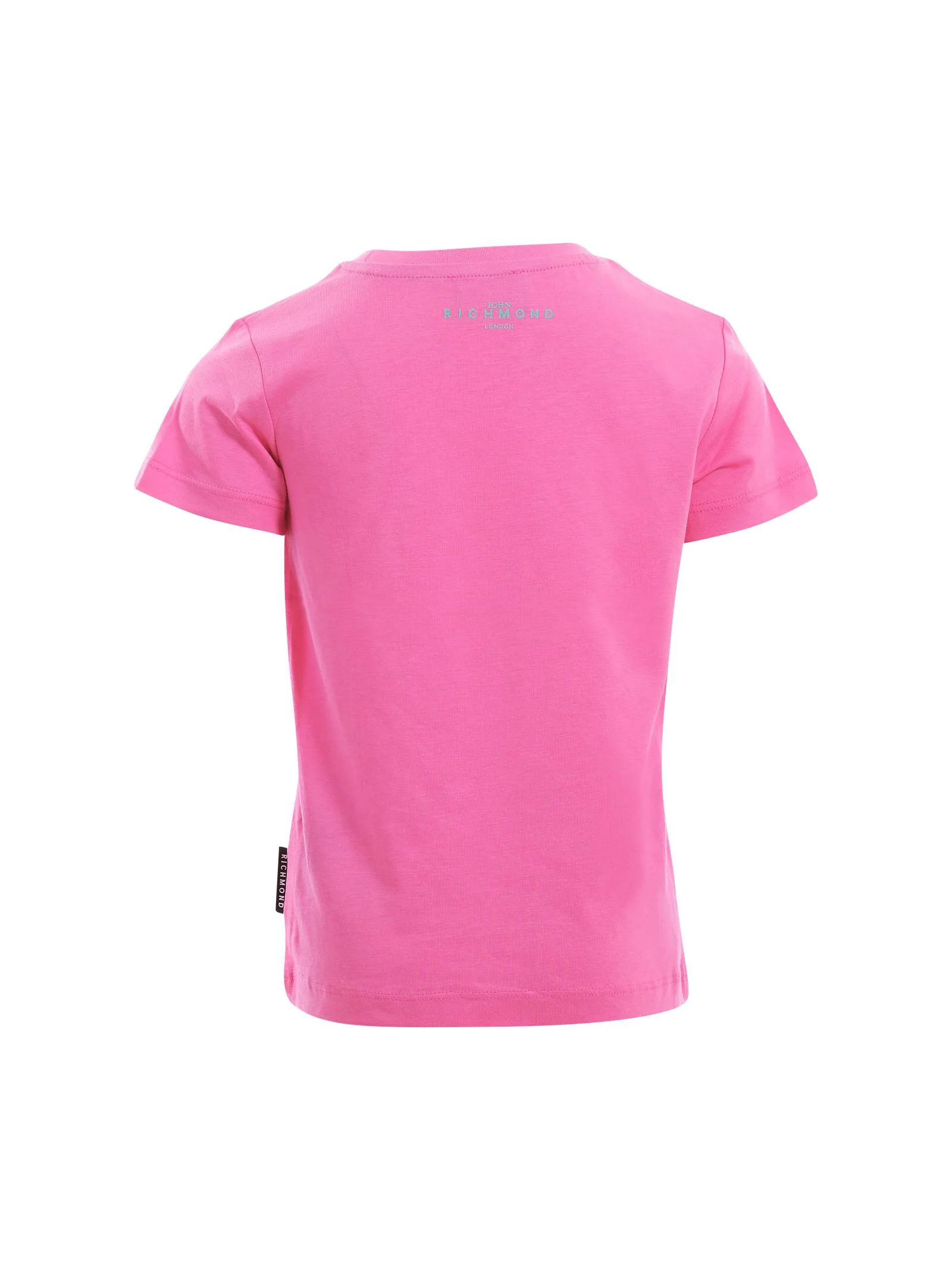 T-Shirt John Richmond viola con logo lettering frontale e posteriore - Image 3