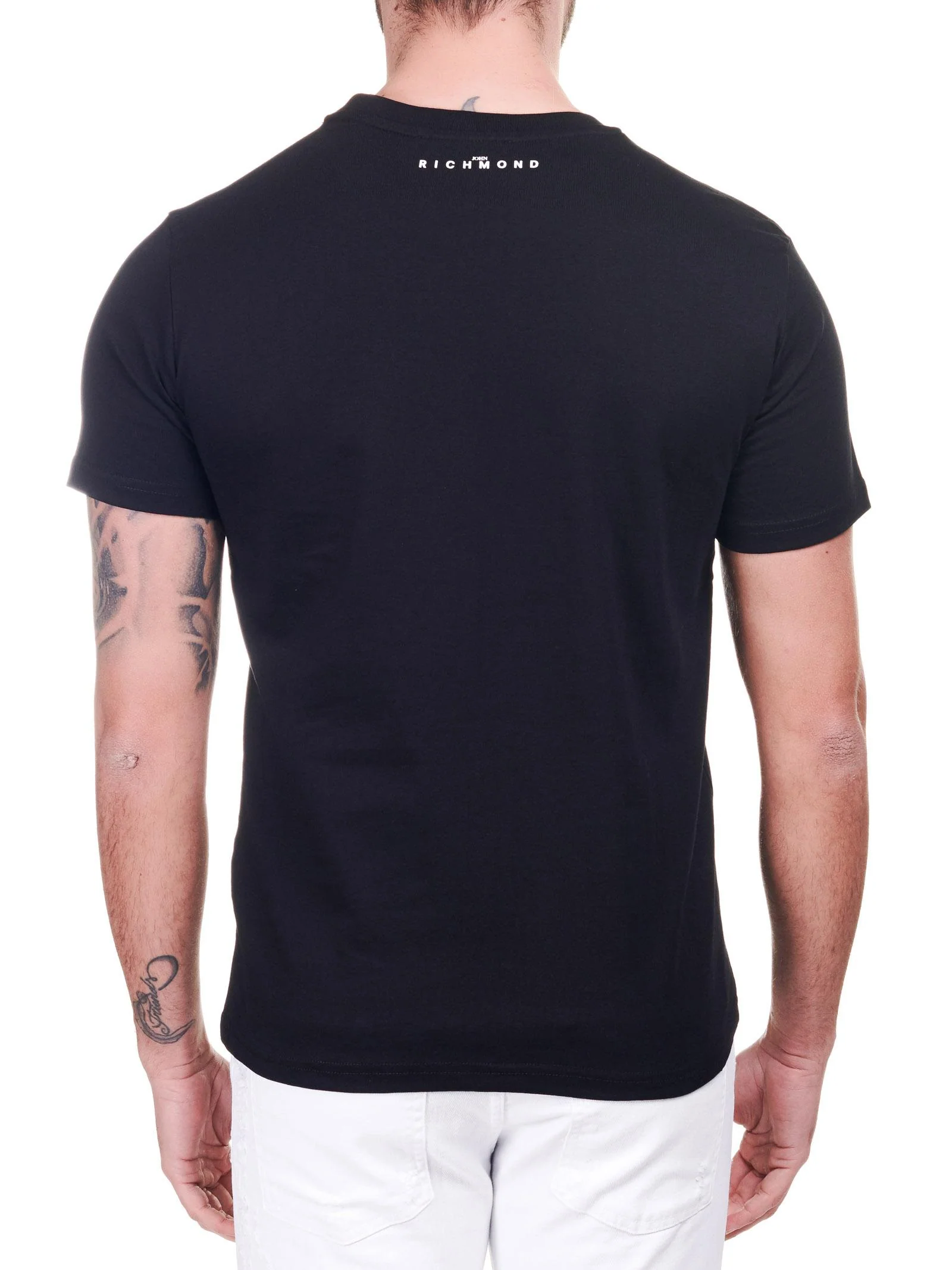 T-shirt nera con scritta - Image 3