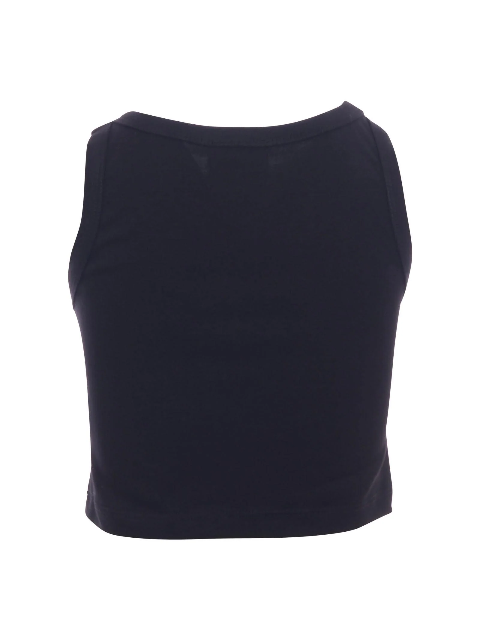 Top John Richmond nero con maxi logo brillantinato - Image 3