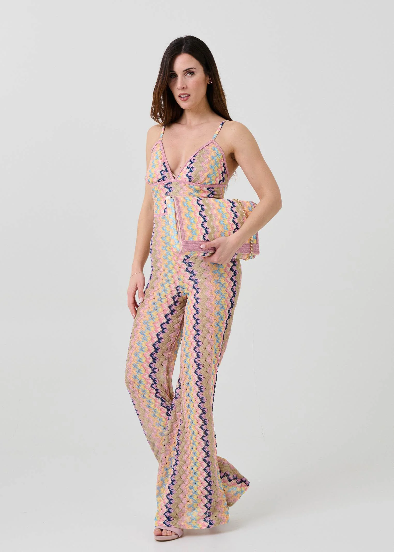 Jumpsuit a triangolo Pho Firenze multicolor - Image 5