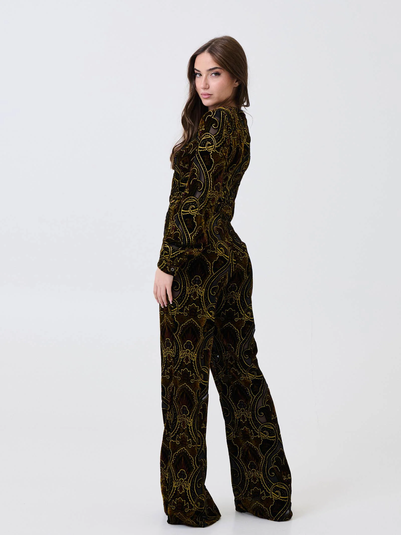 Jumpsuit "Zahara" Bohemian Vì nero - Image 3