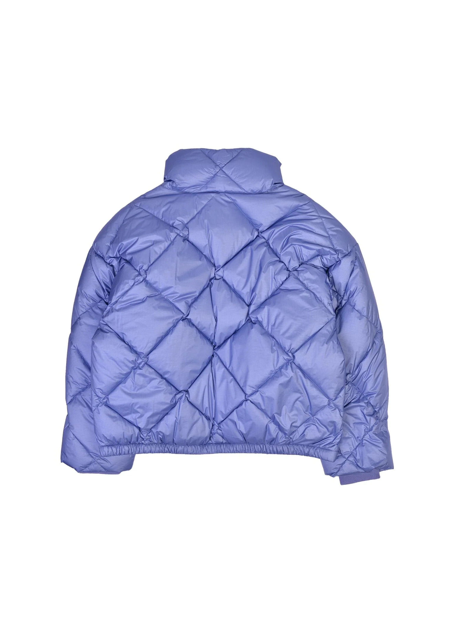 Giubbino corto azzurro polvere trapuntato - Image 2