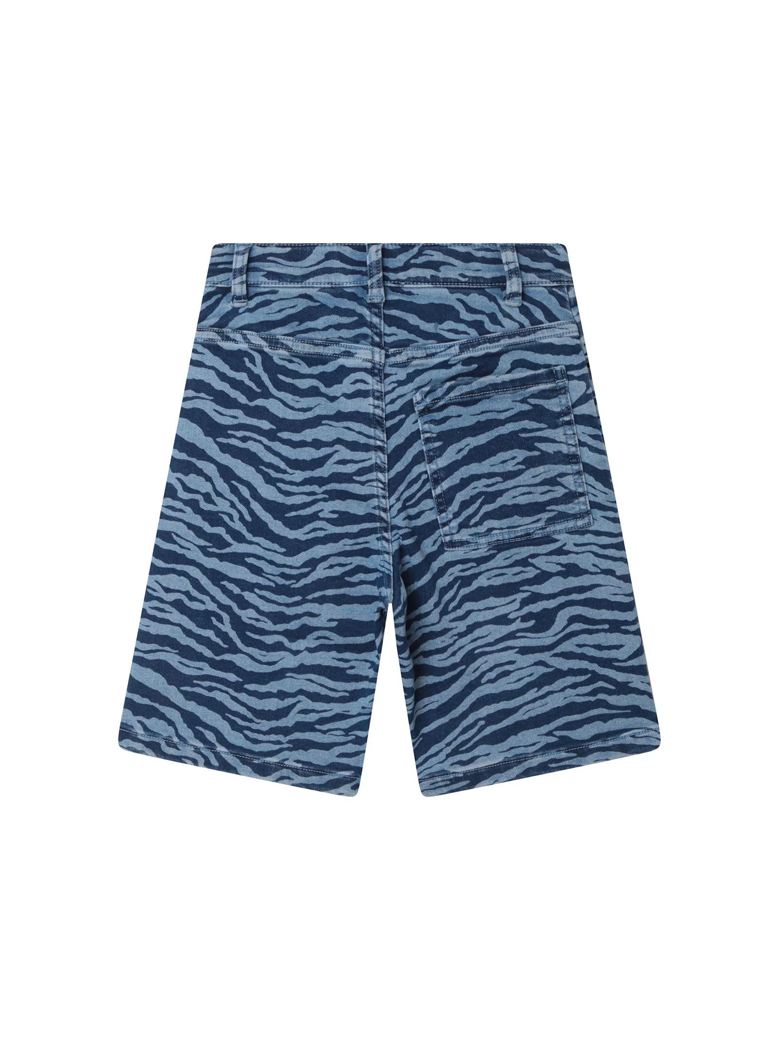 Bermuda denim animalier - Image 2