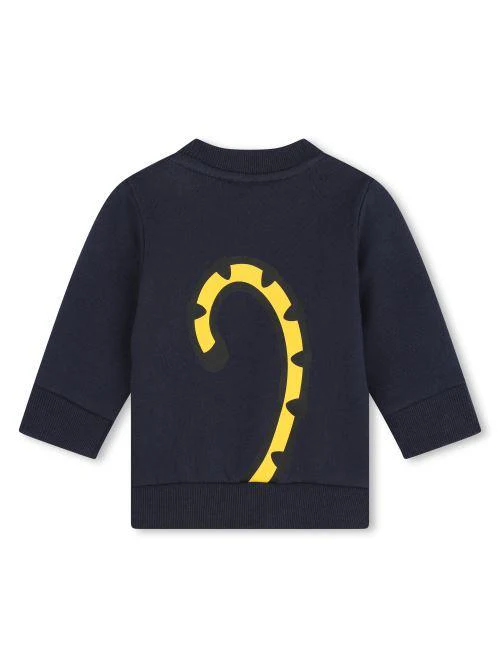 Felpa Kenzo blu con tigre e logo lettering - Image 2