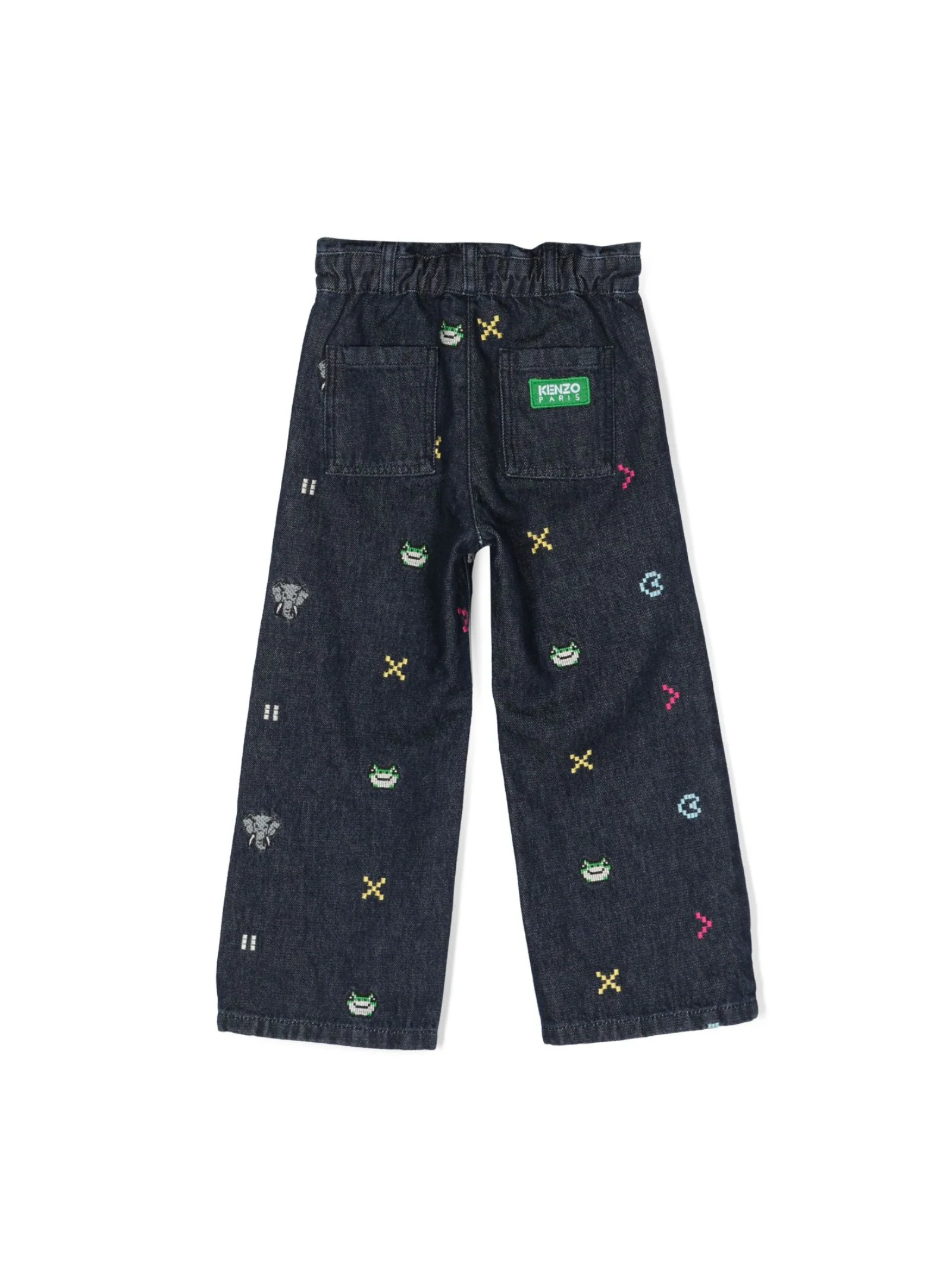 Jeans dritti con ricamo - Image 2