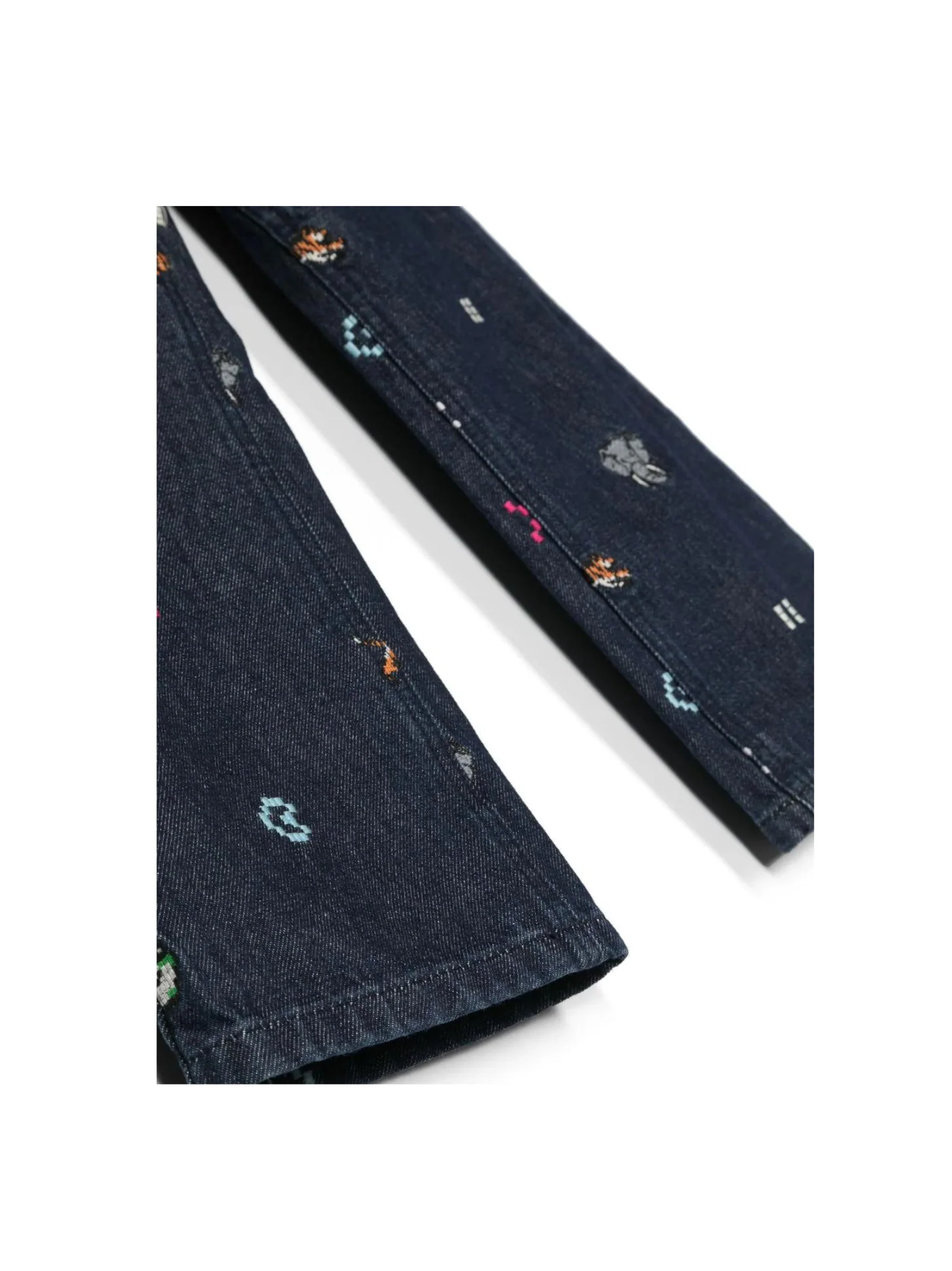 Jeans dritti con ricamo - Image 3