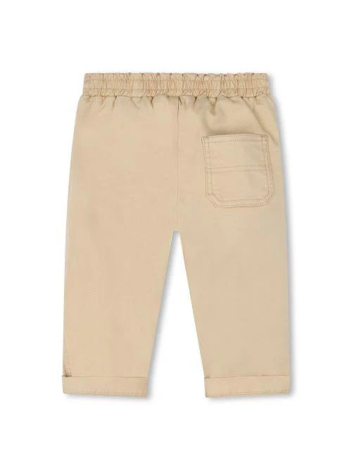 Pantalaccio Kenzo beige con logo giallo - Image 2