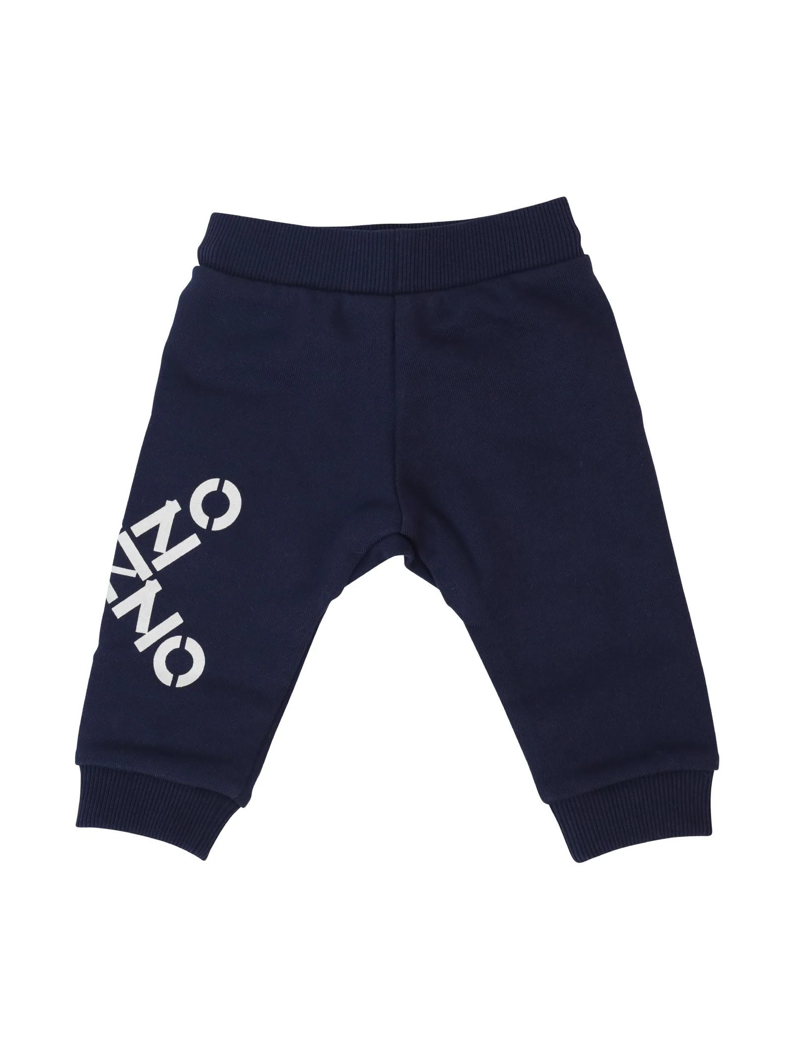 Pantalone tuta blu con stampa - Image 2