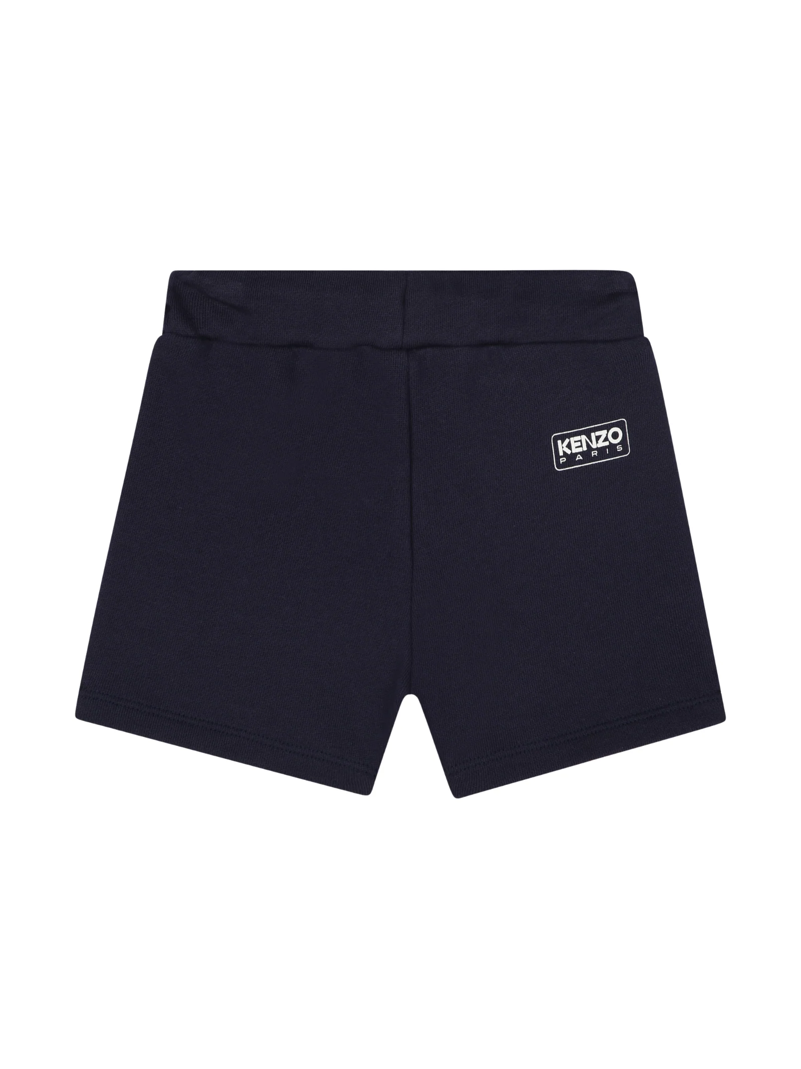 Shorts Kenzo blu navy con logo posteriore a contrasto - Image 2