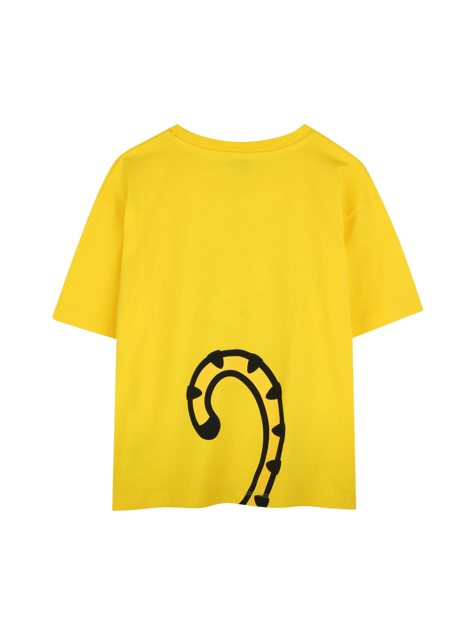 T-Shirt Kenzo gialla con logo lettering e dettaglio animalier - Image 2