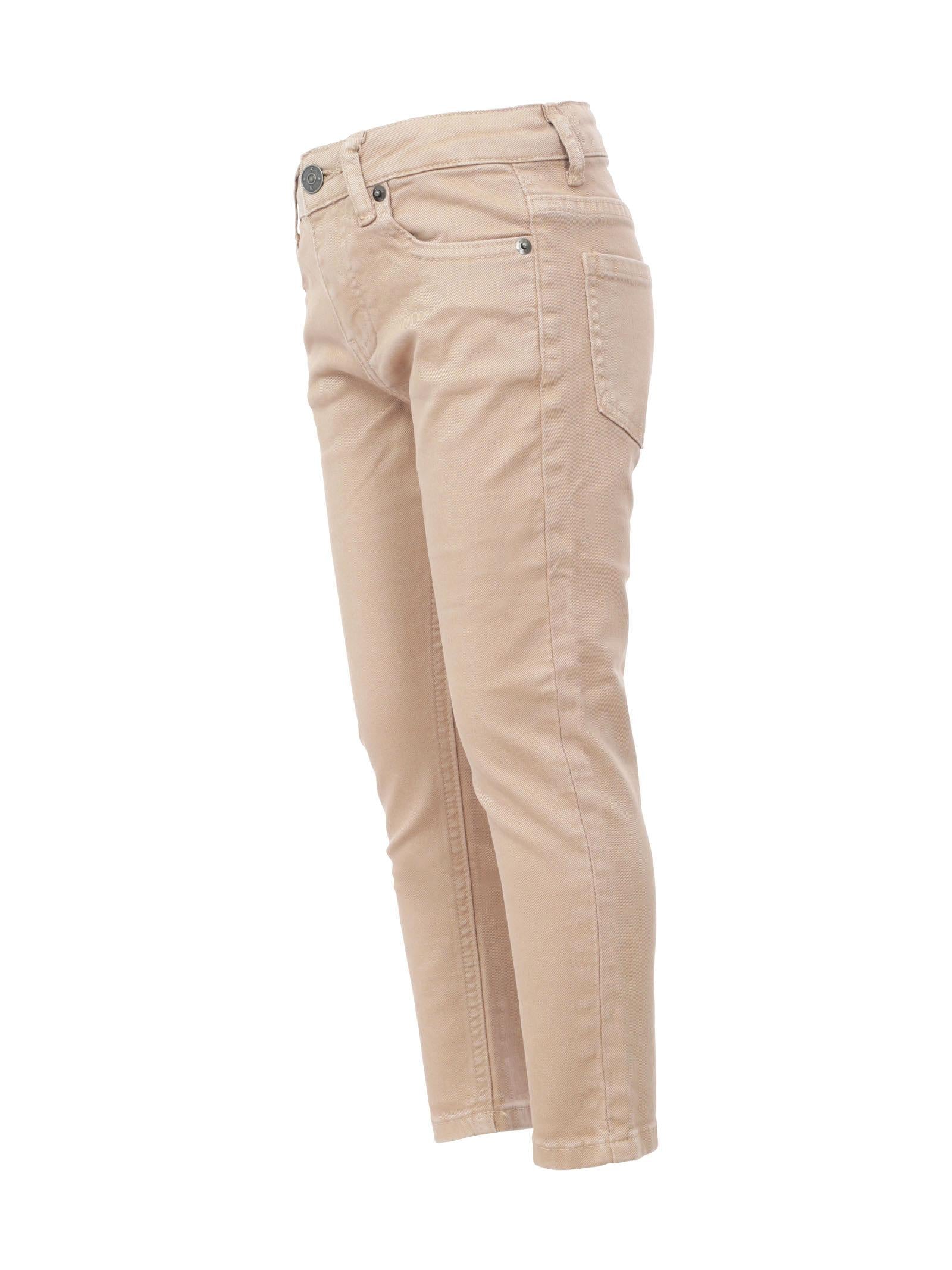 Jeans denim slim cammello - Image 2