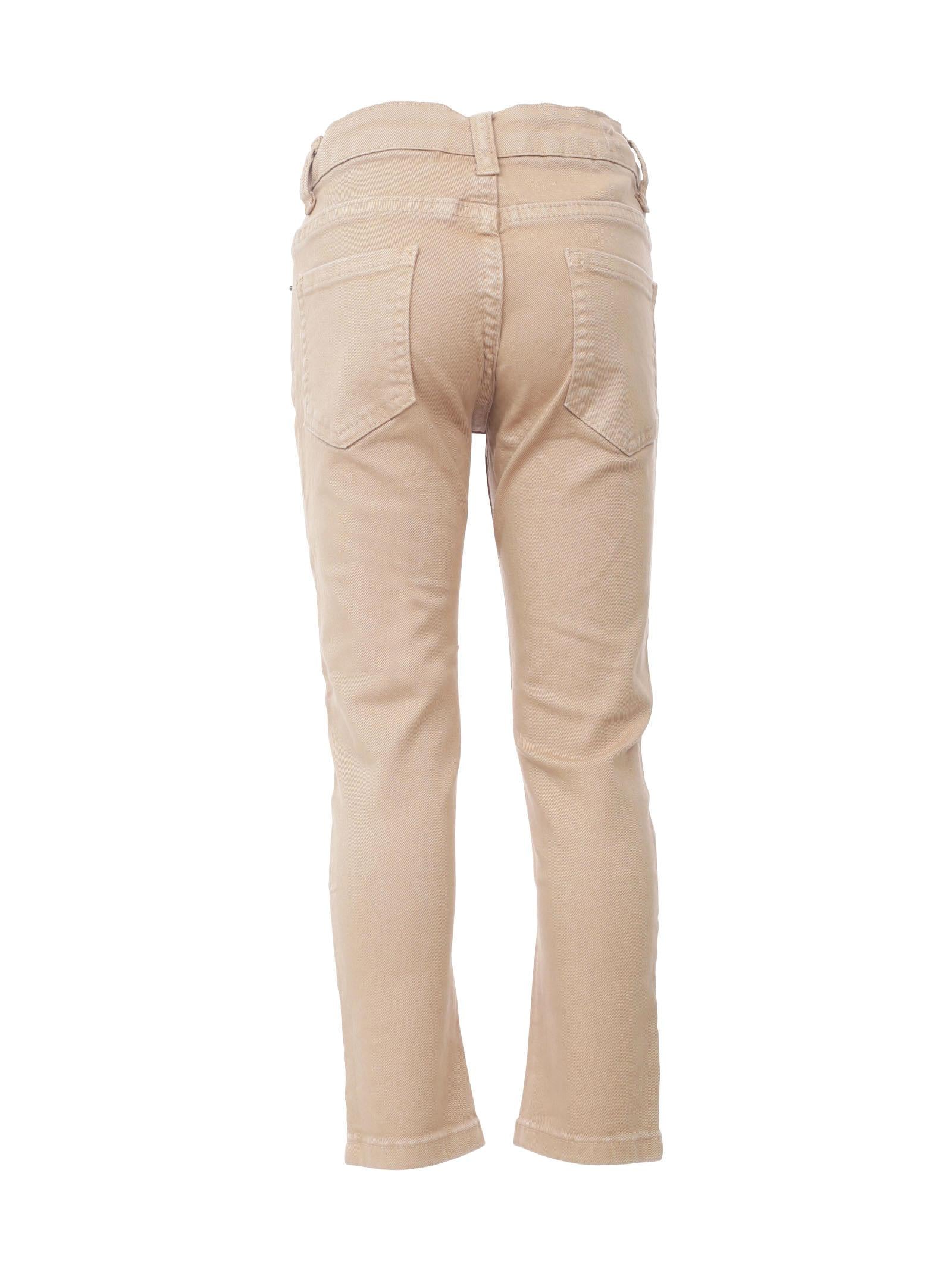 Jeans denim slim cammello - Image 3