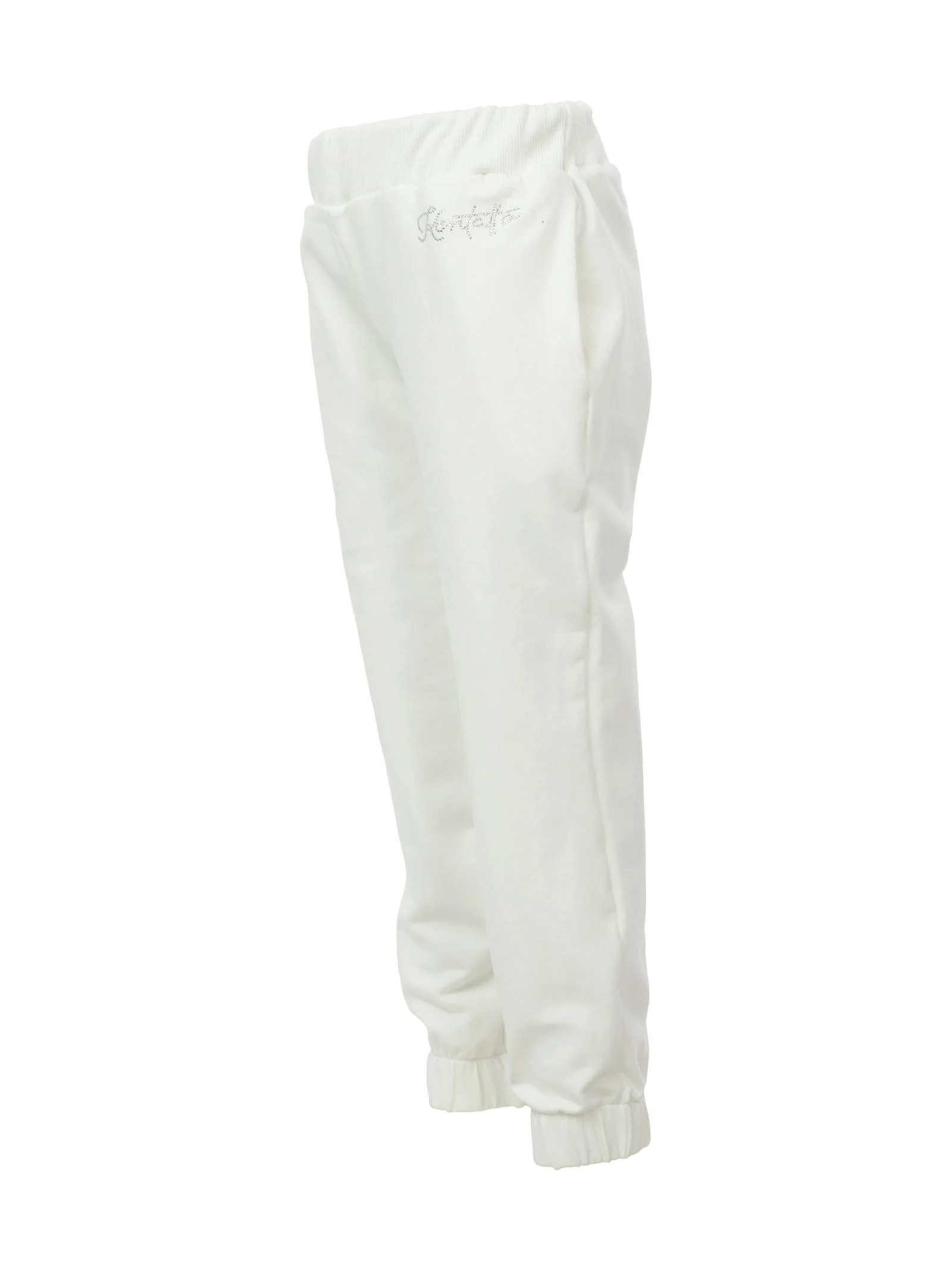 Pantalone tuta bianco con brillantini - Image 2