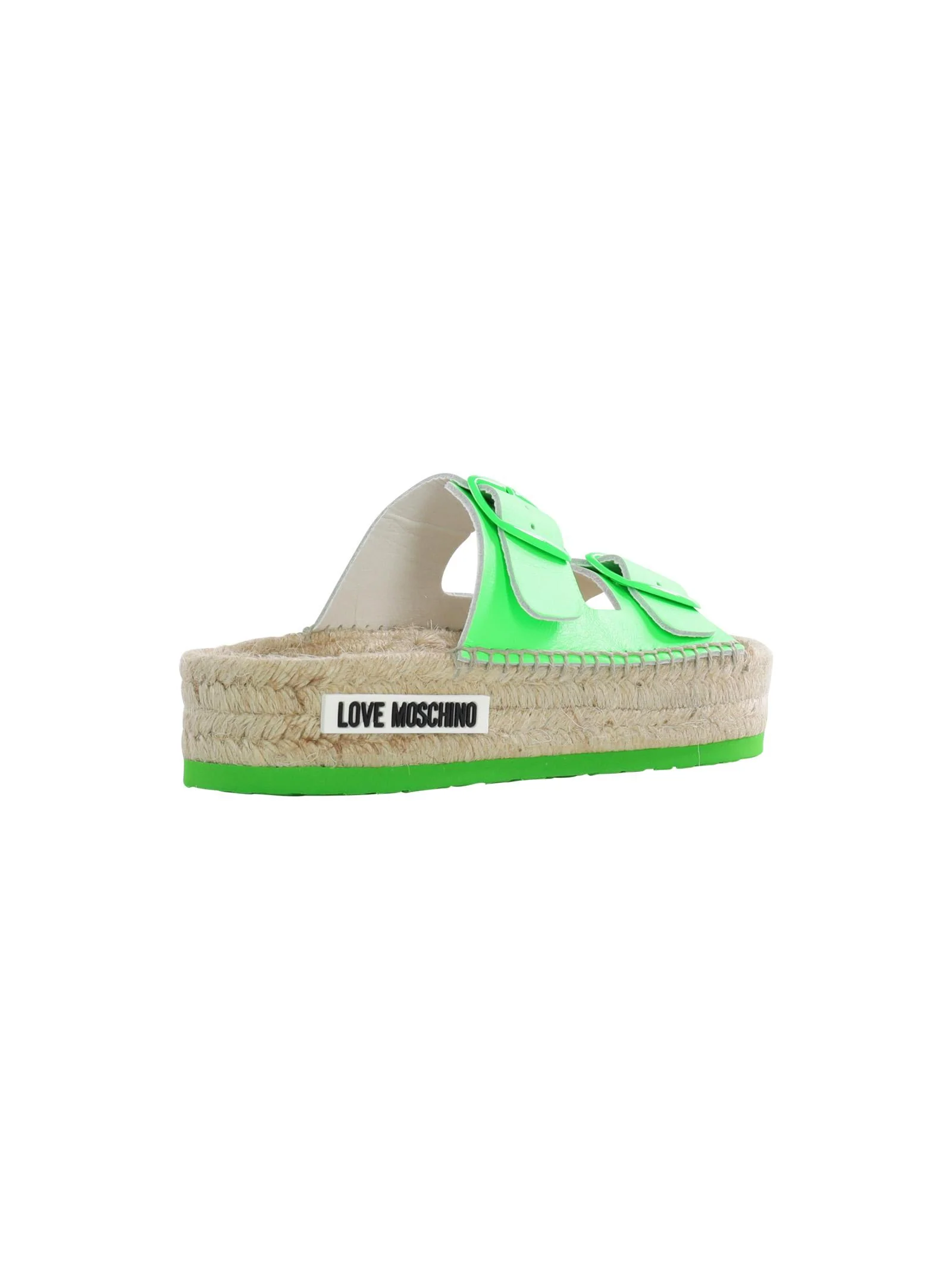 Sabot espadrillas verde fluo - Image 3