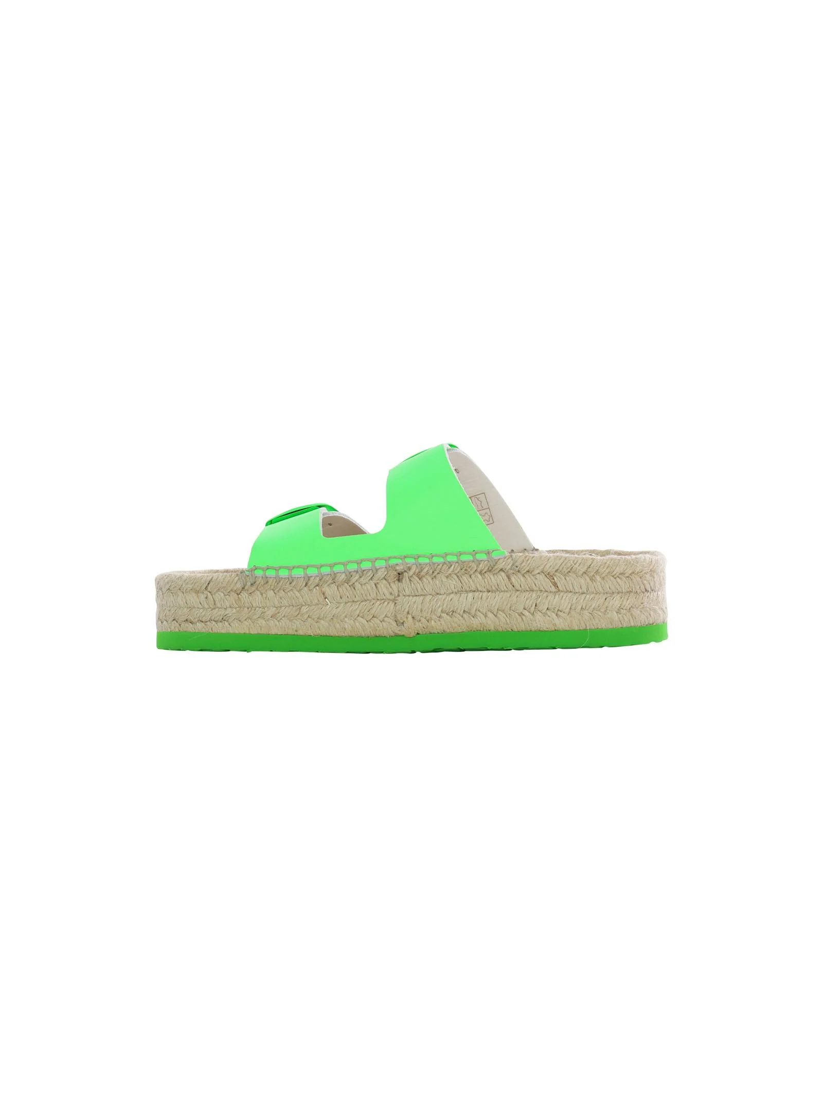Sabot espadrillas verde fluo - Image 4