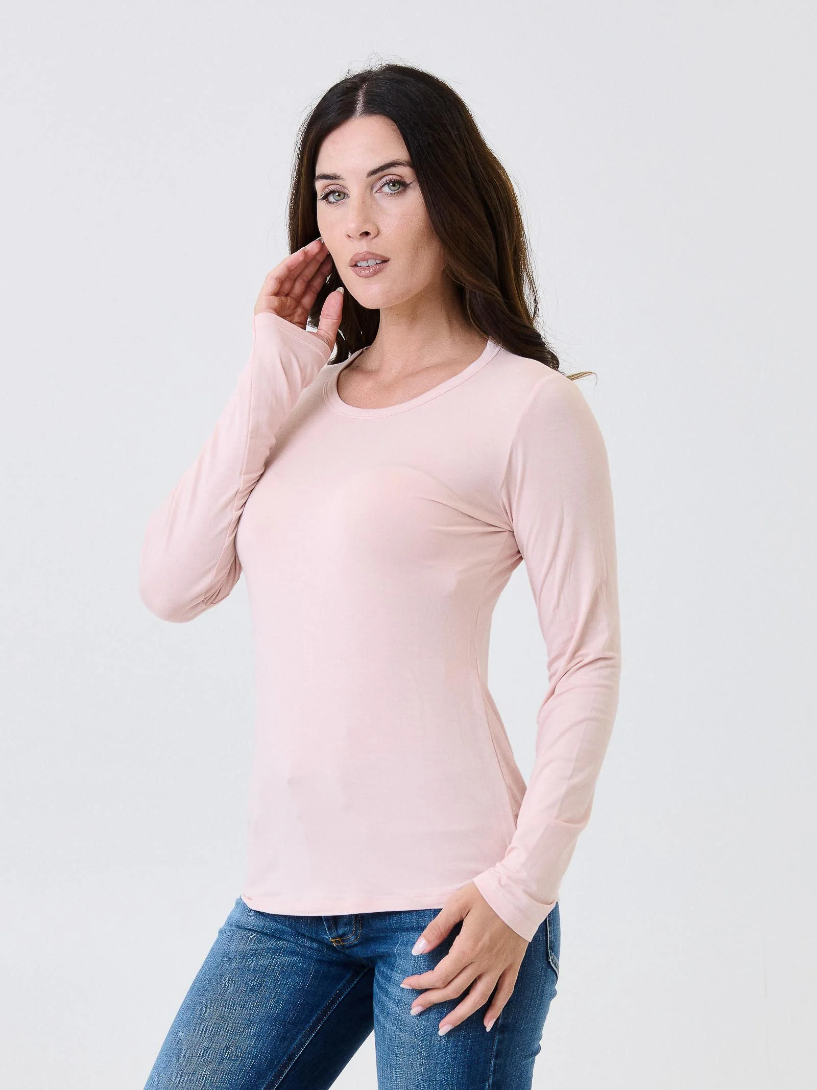 Maglia a maniche lunghe Kontatto rosa - Image 2