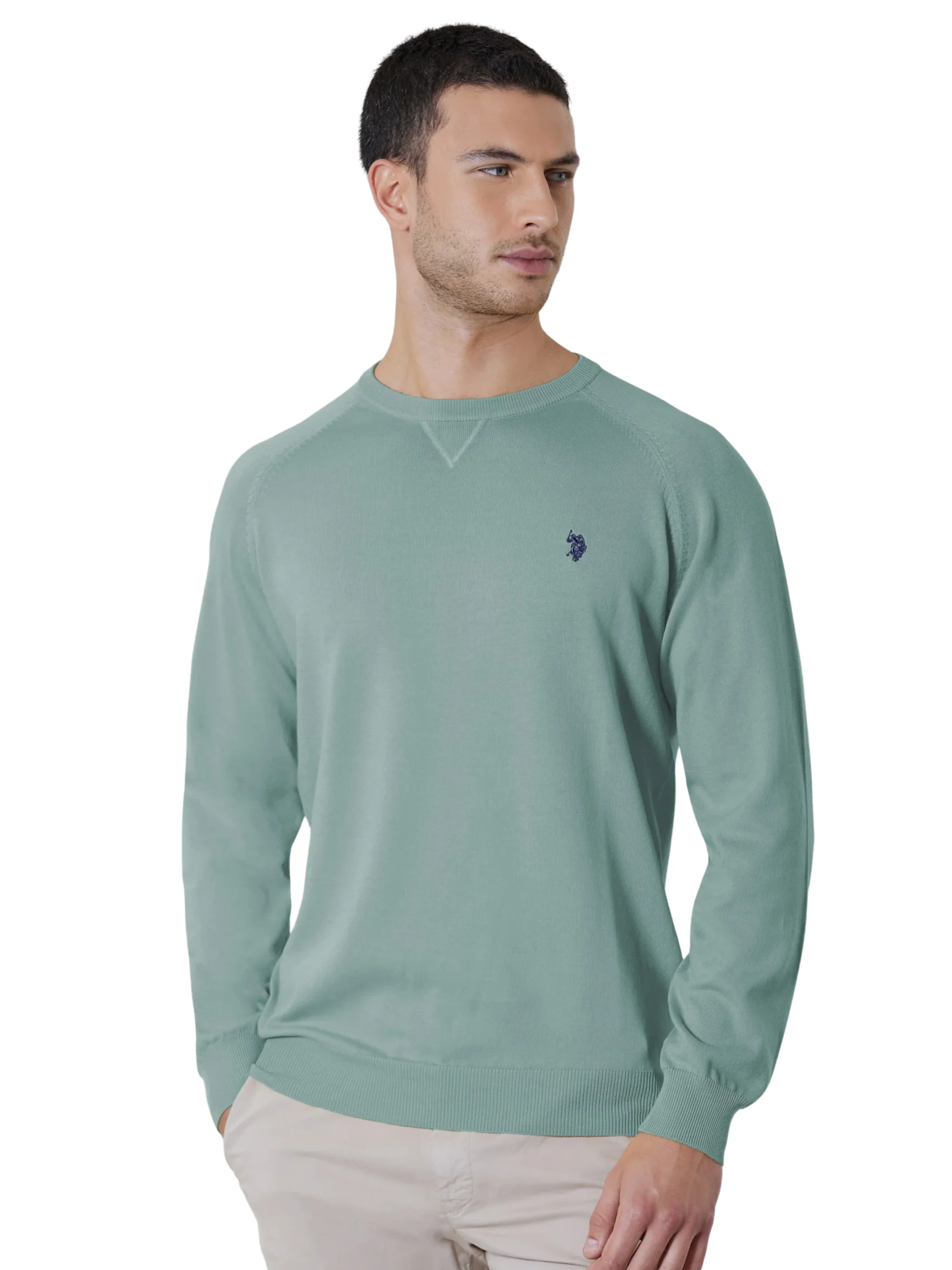 Maglia U.S. Polo verde acqua