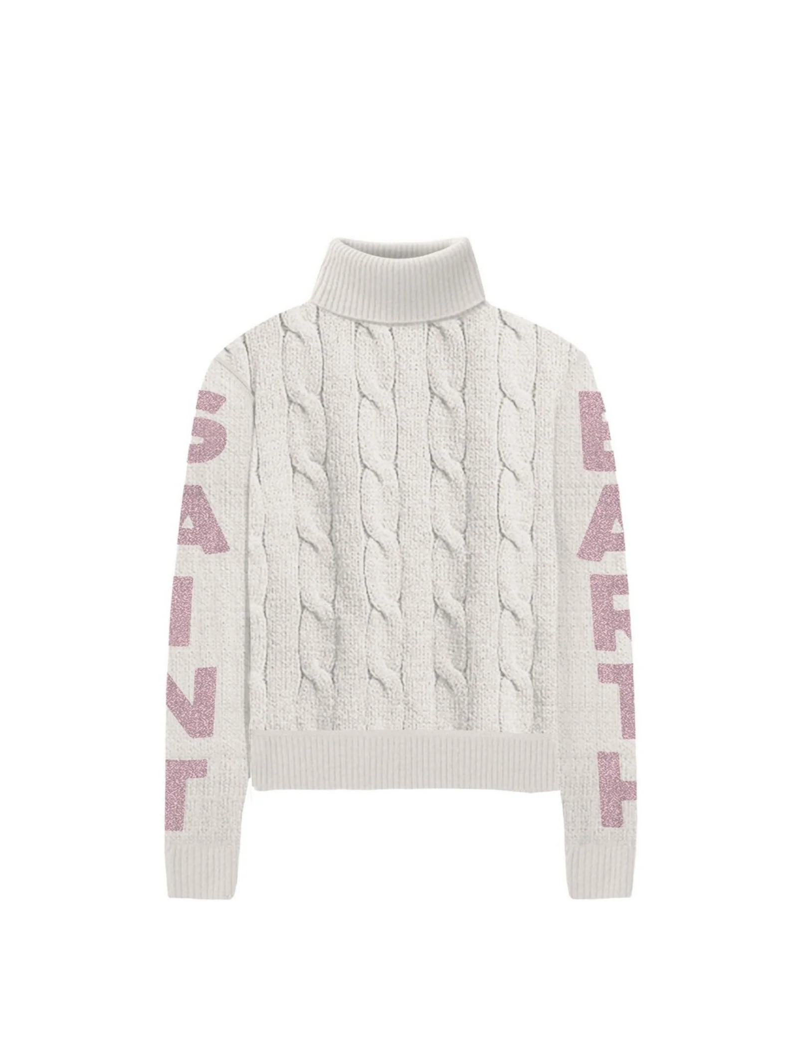 Maglione "1021 strass" Saint Barth bianco