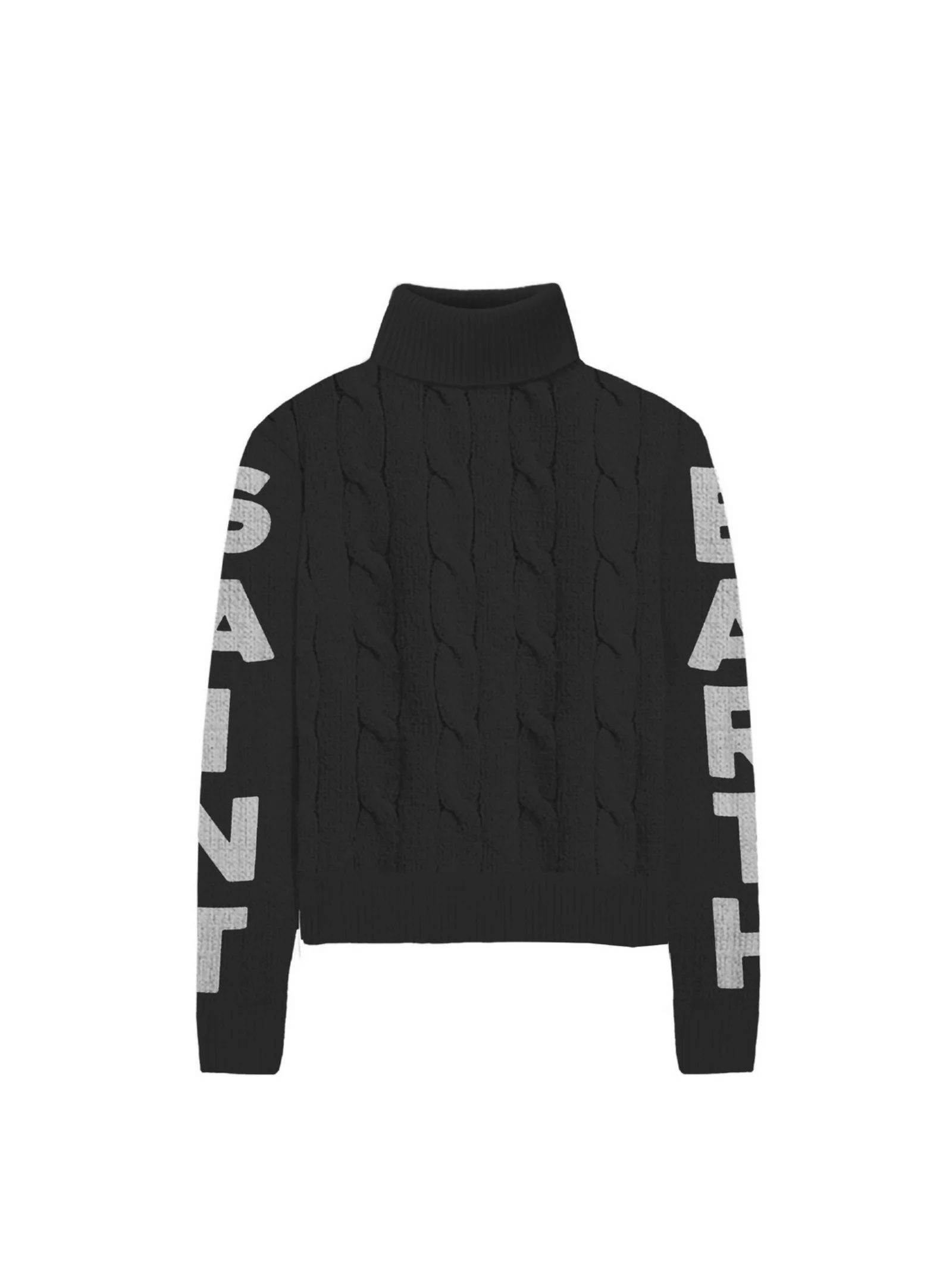 Maglione "1021 strass" Saint Barth nero