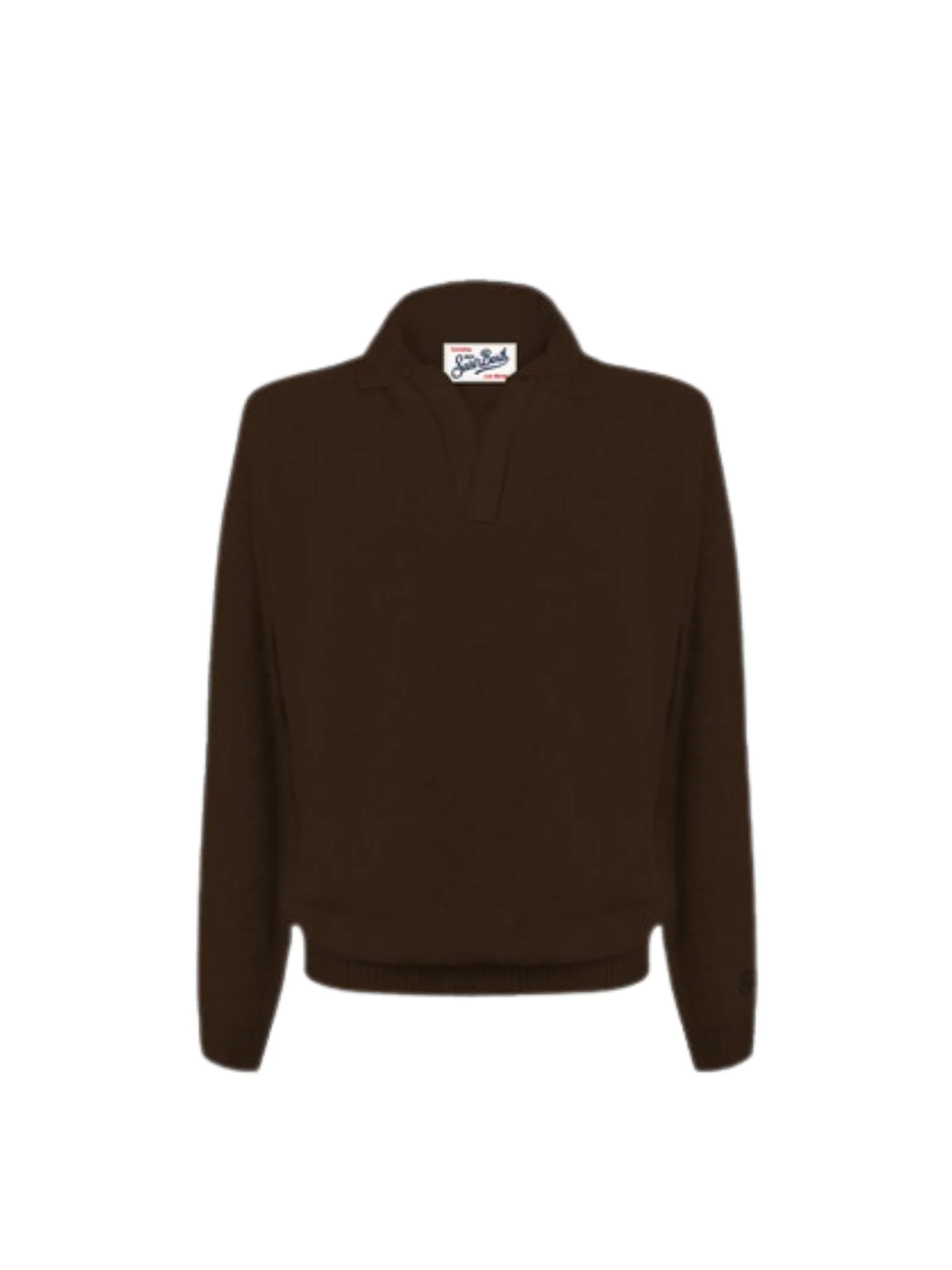 Maglione "62" Saint Barth marrone