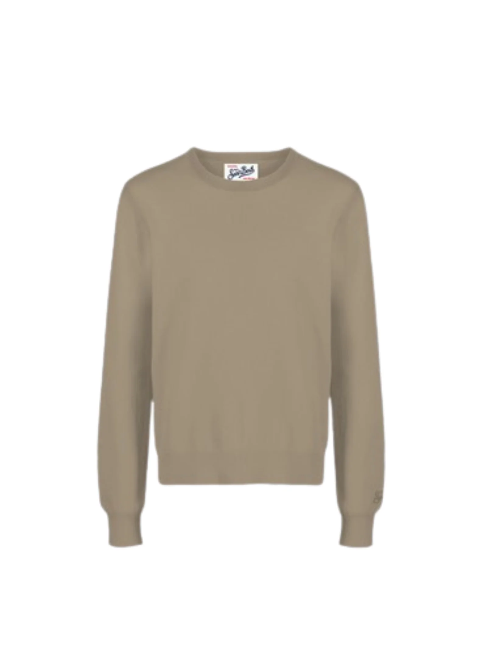 Maglione "62" Saint Barth marrone in lana merino
