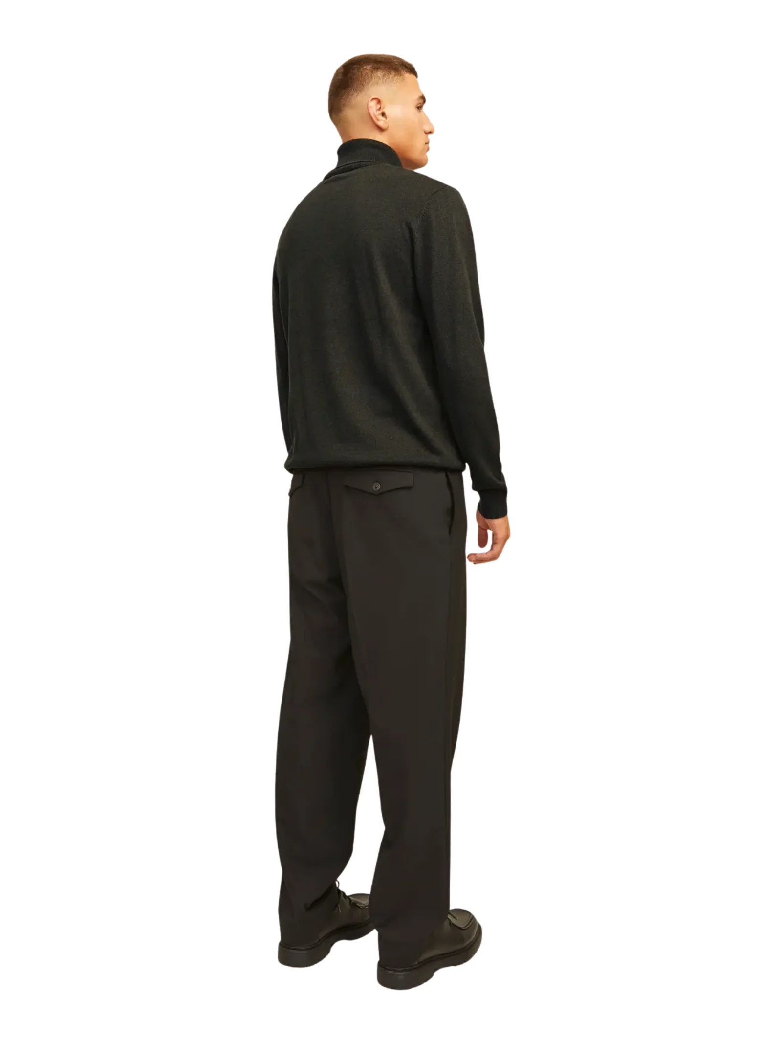 Maglione a collo alto Jack & Jones verde forest scuro - Image 3