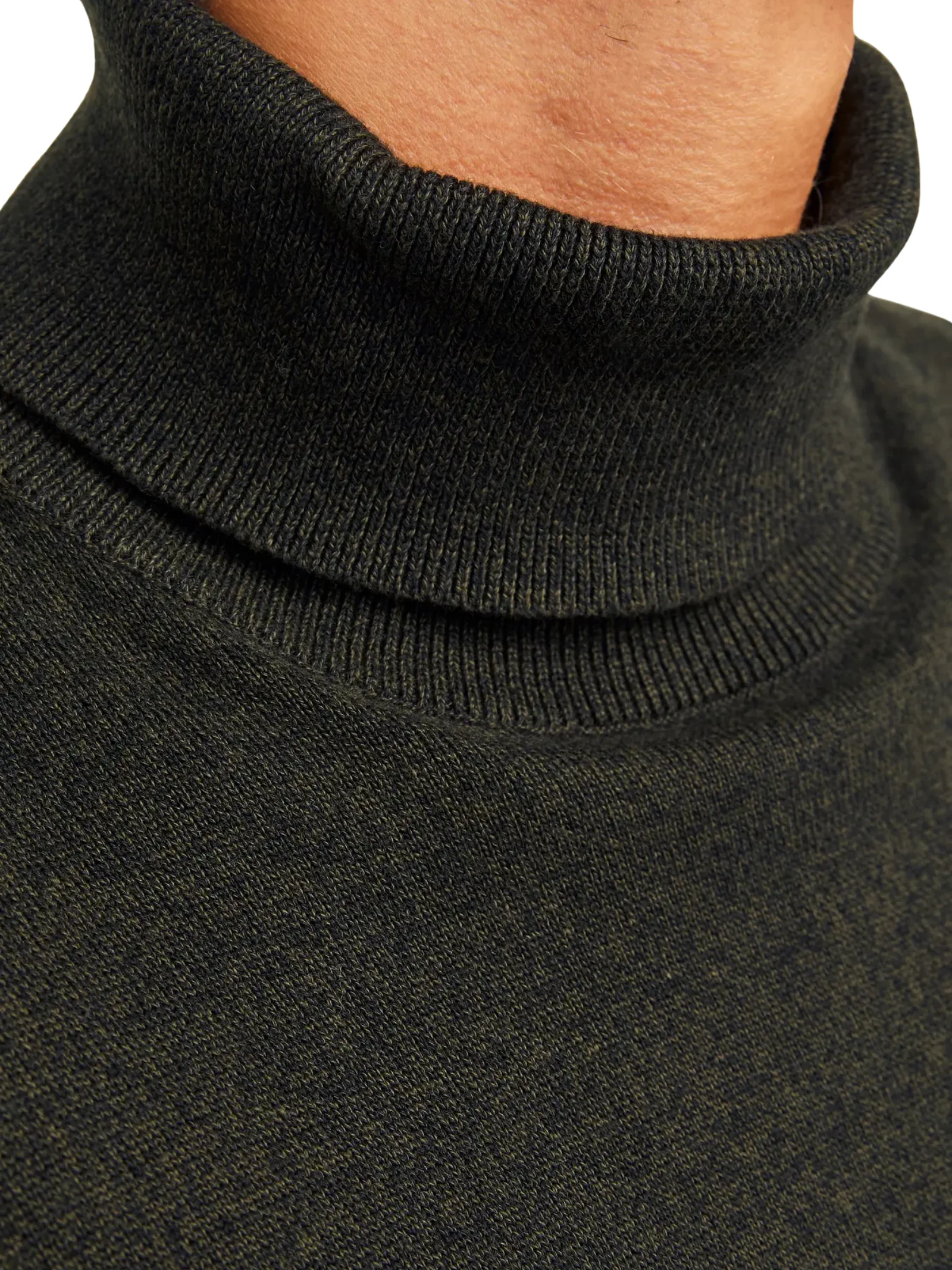 Maglione a collo alto Jack & Jones verde forest scuro - Image 5