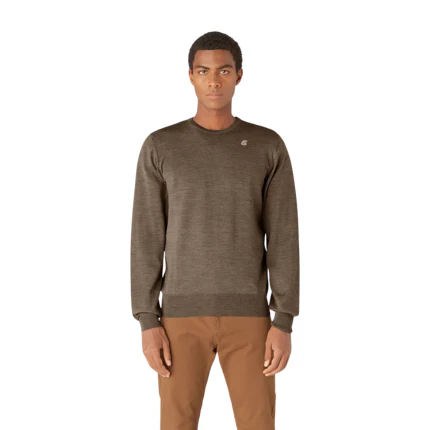 Maglione "Sebastien Merino" K-Way beige - Image 3