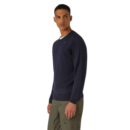 Maglione "Sebastien Merino" K-Way blu scuro - Image 3