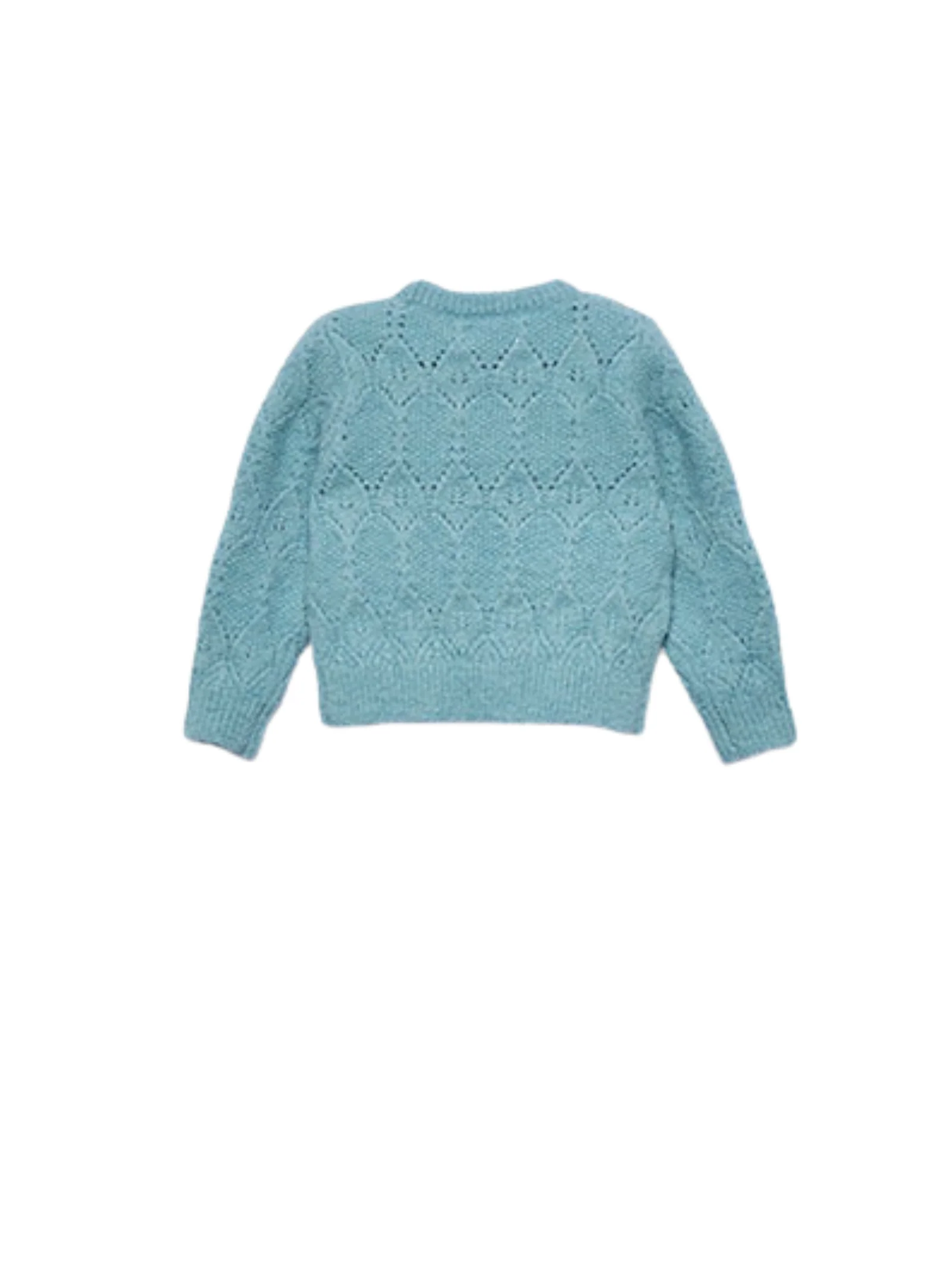 Maglione traforato Abel & Lula azzurro - Image 2