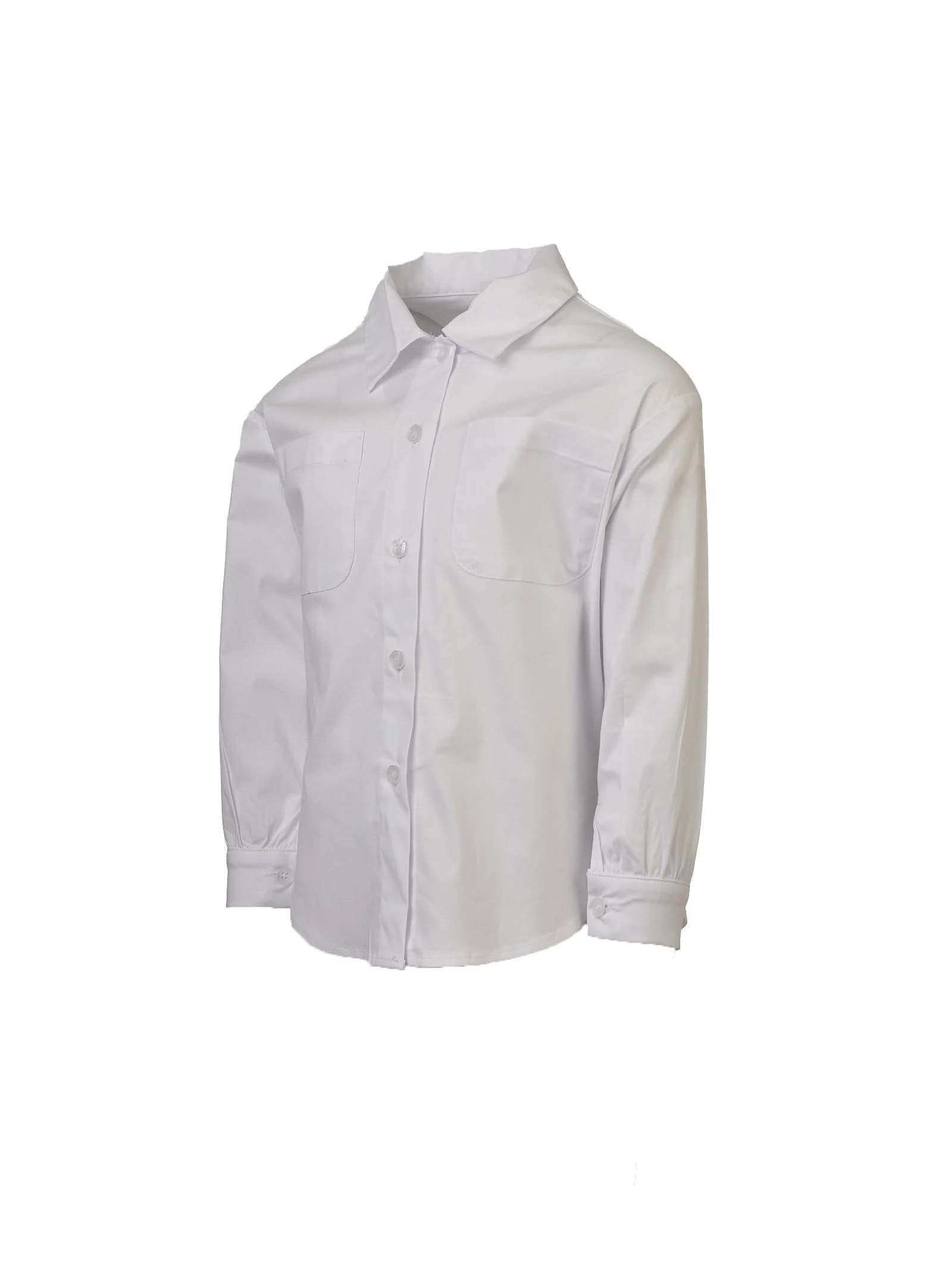 Camicia bianca con tasche - Image 2